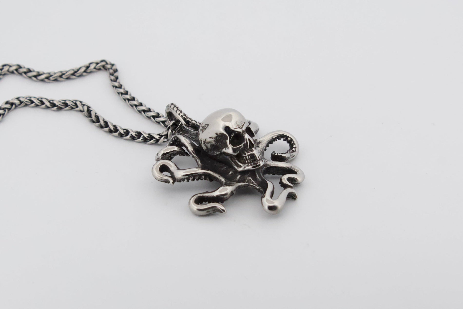 Stainless Steel Jewellery UK - EVIL OCTOPUS PENDANT