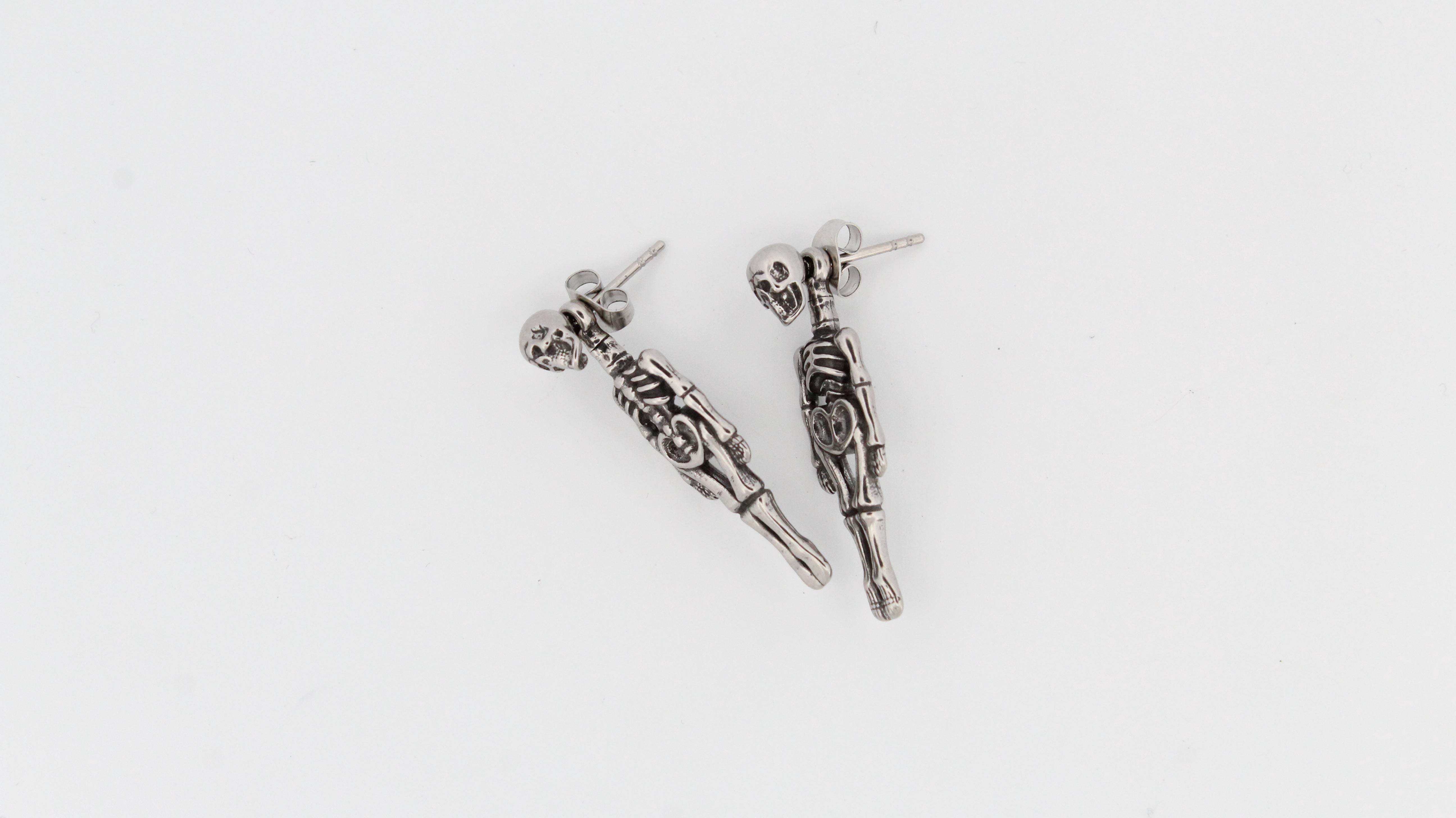 SKELETON STUD EARRINGS