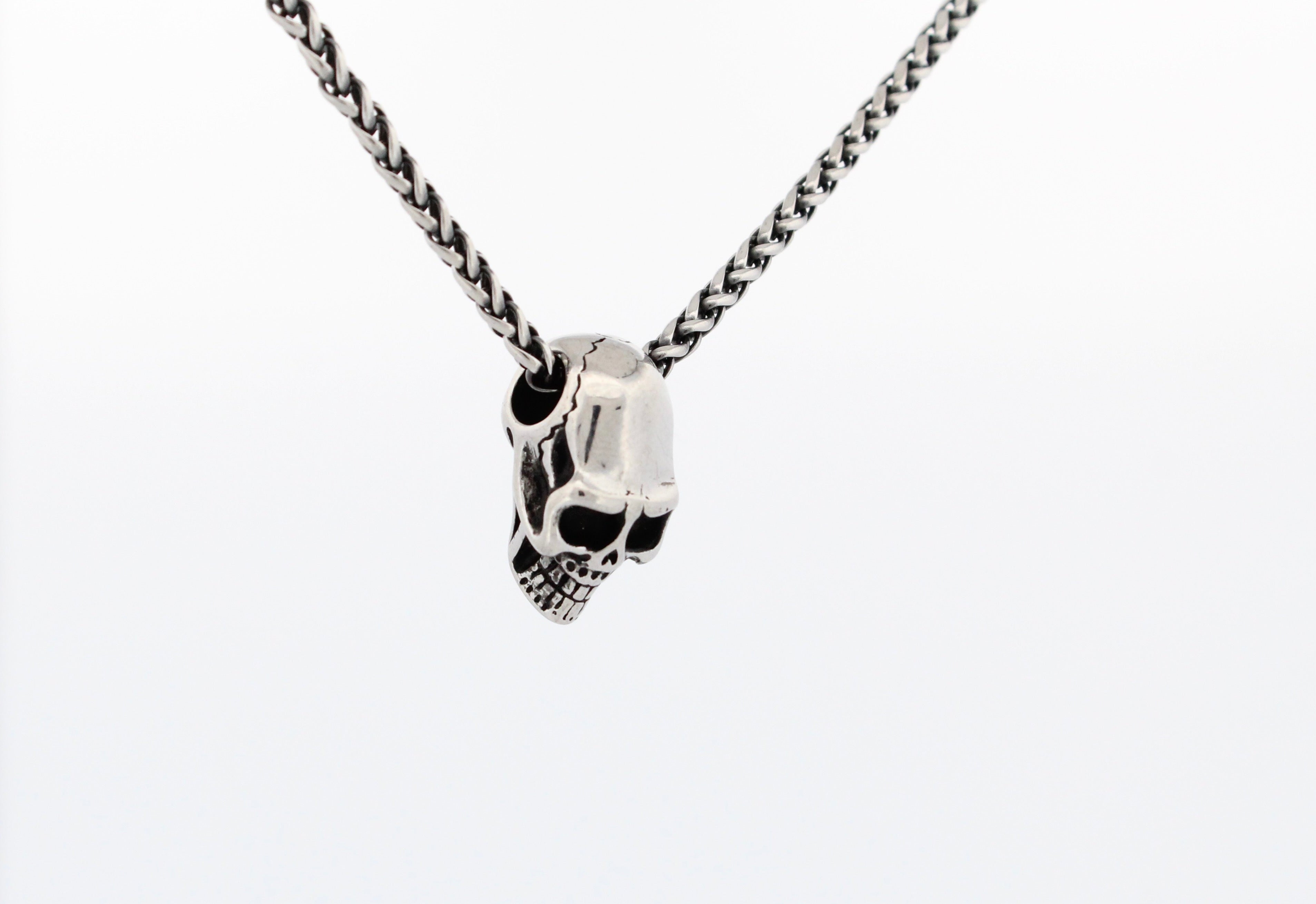 SMALL SKULL PENDANT & CHAIN