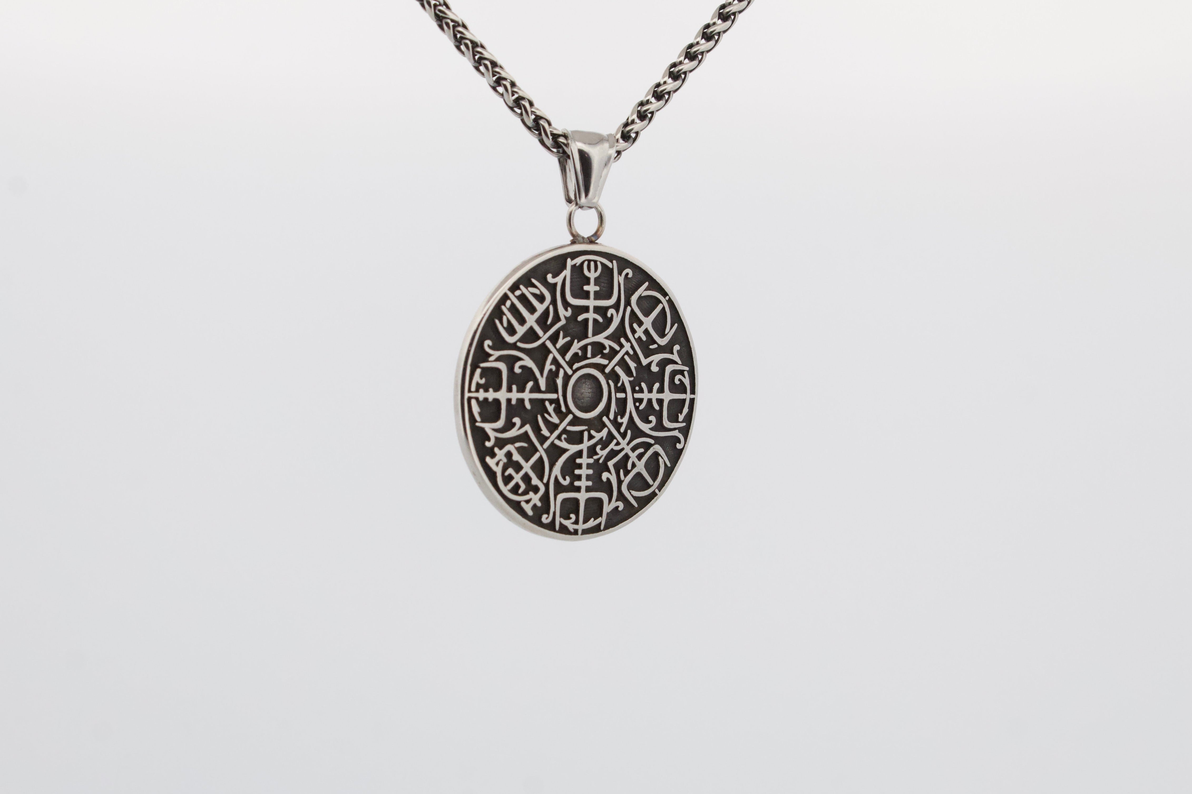 TRIDENT SHIELD PENDANT & CHAIN