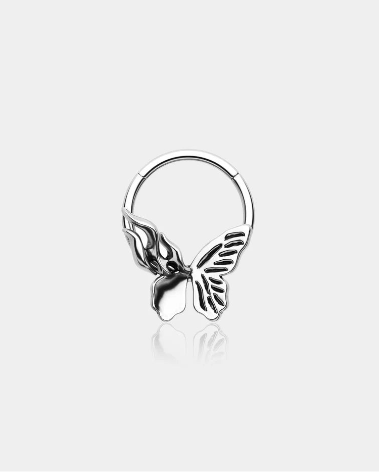 FLAMEWING BUTTERFLY SEGMENT SEPTUM RING