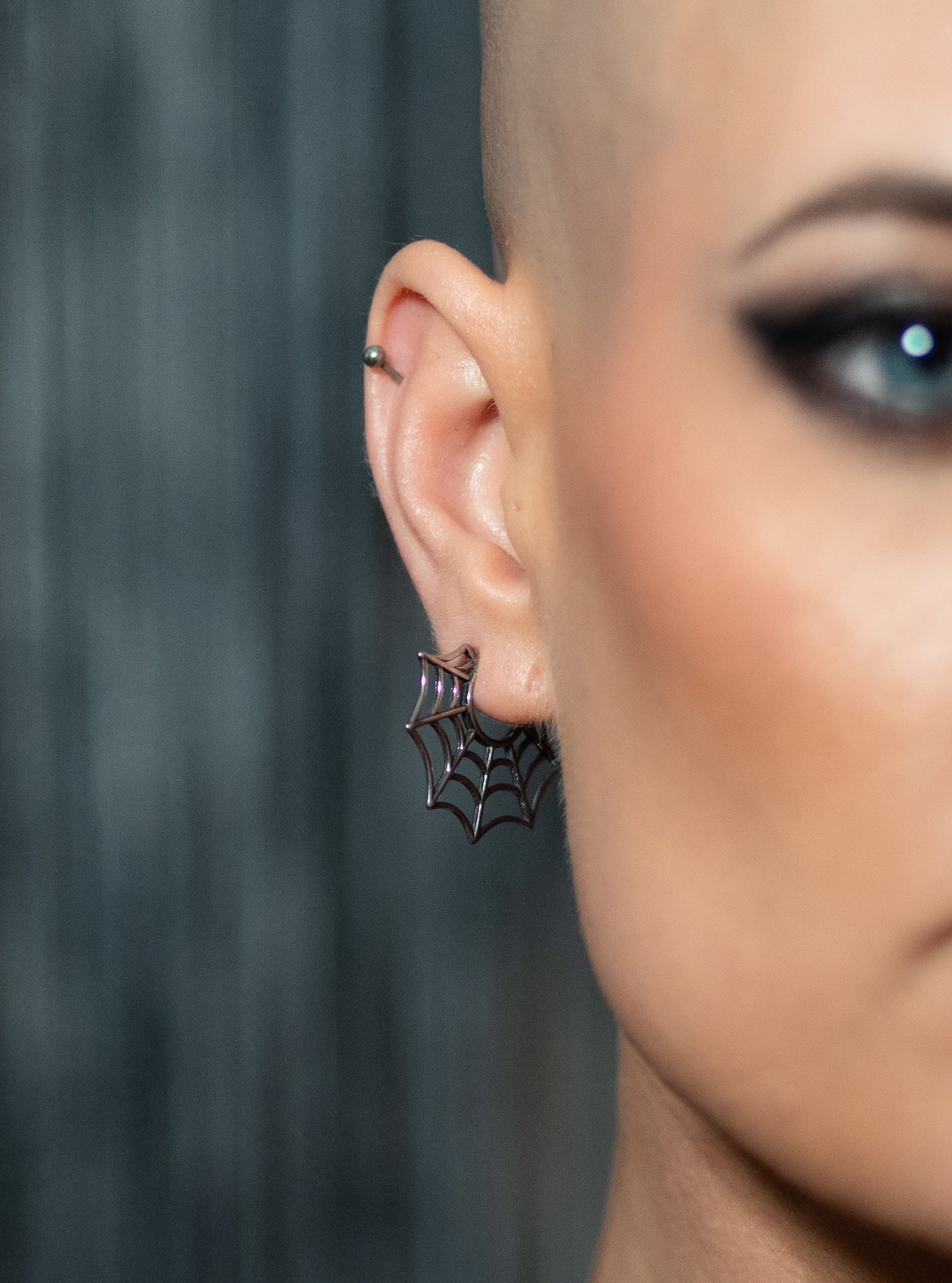 COBWEB STUD EARRINGS