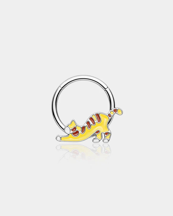 STRETCHING CAT HINGED SEGMENT SEPTUM RING