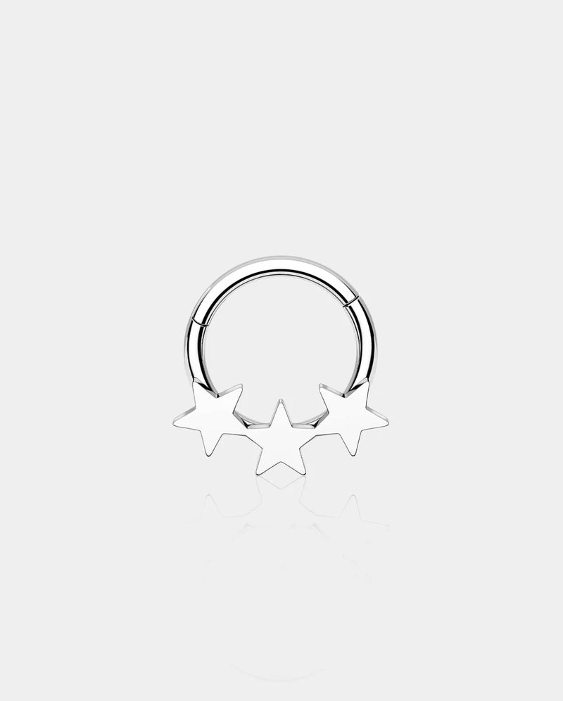 ALIGNED TRIPLE STAR SEPTUM RING