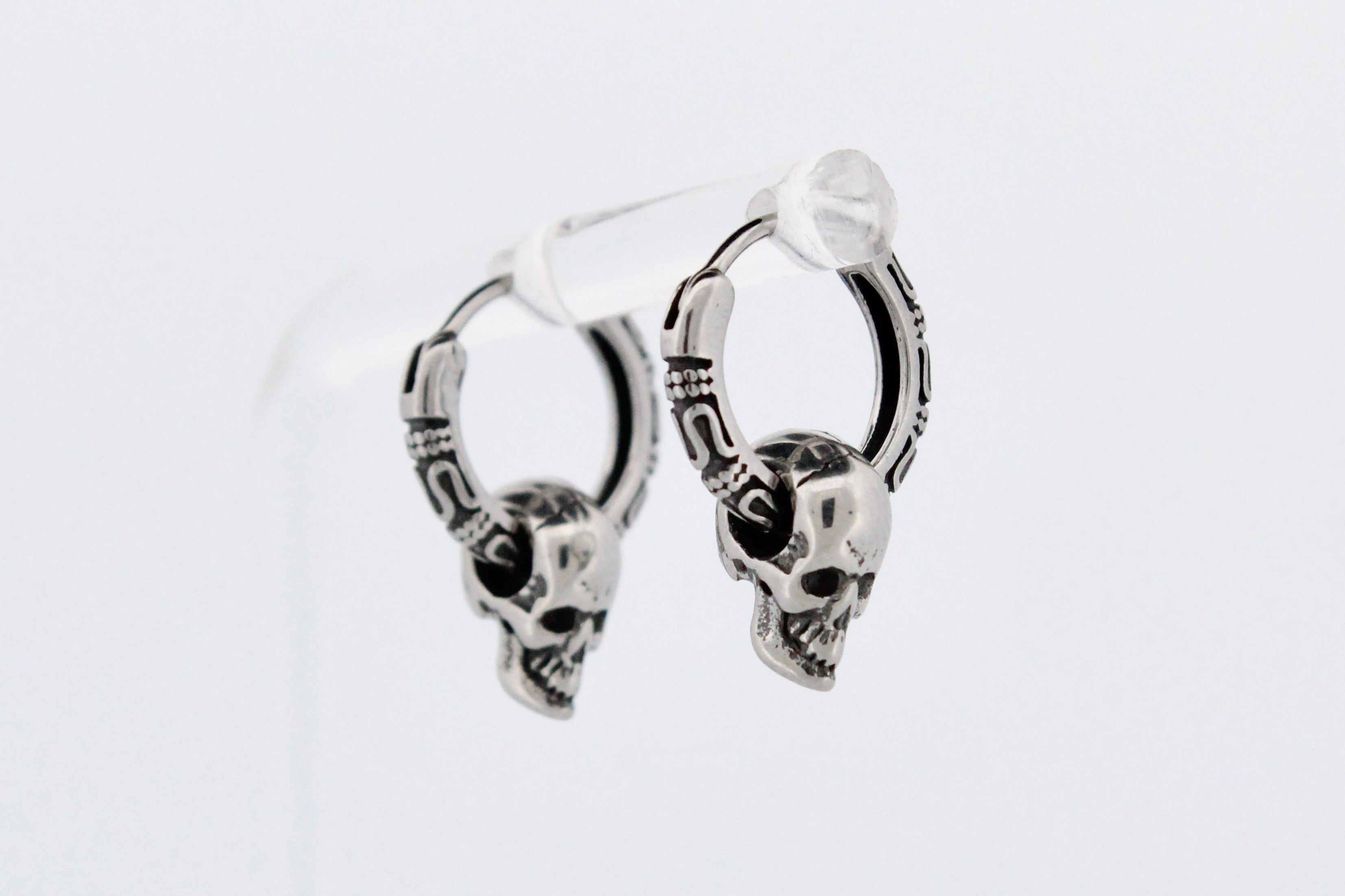 CRANIUM HOOP EARRINGS