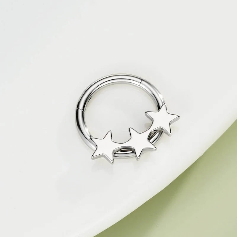 ALIGNED TRIPLE STAR SEPTUM RING