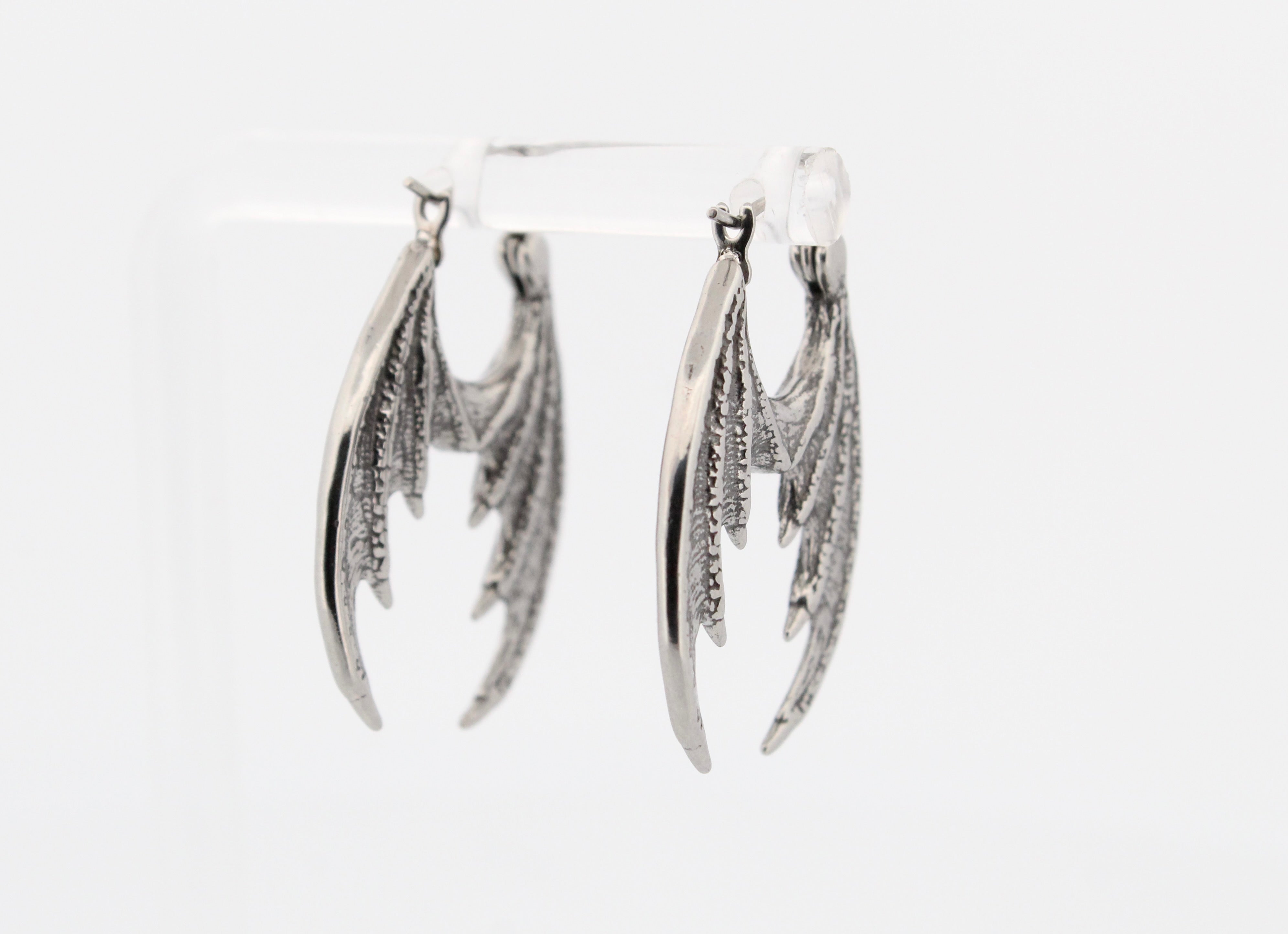 BAT WINGS HOOP EARRINGS