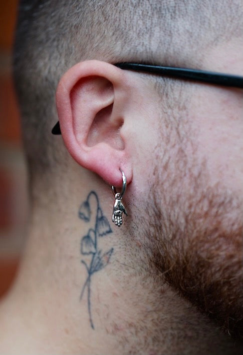 ALL SEEING EYE HOOP EARRINGS