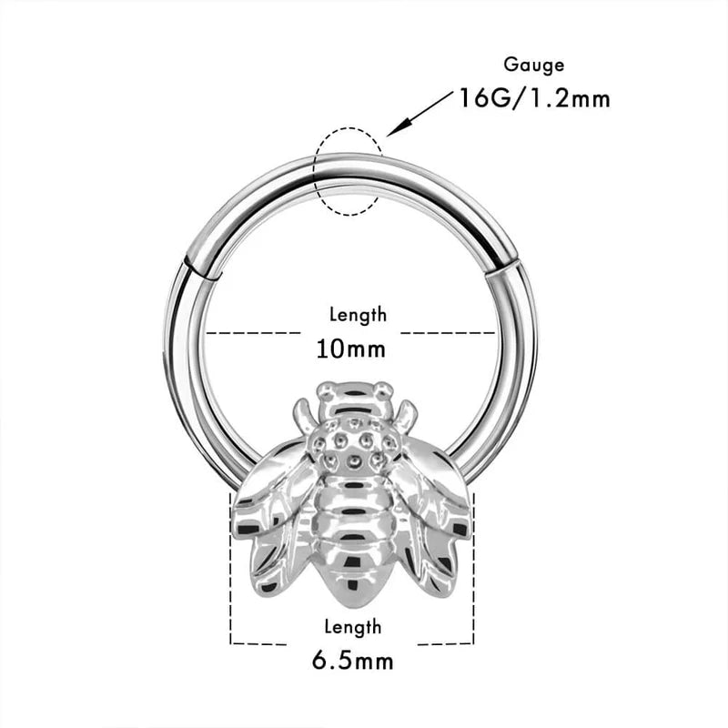 BEE HINGED SEPTUM RING