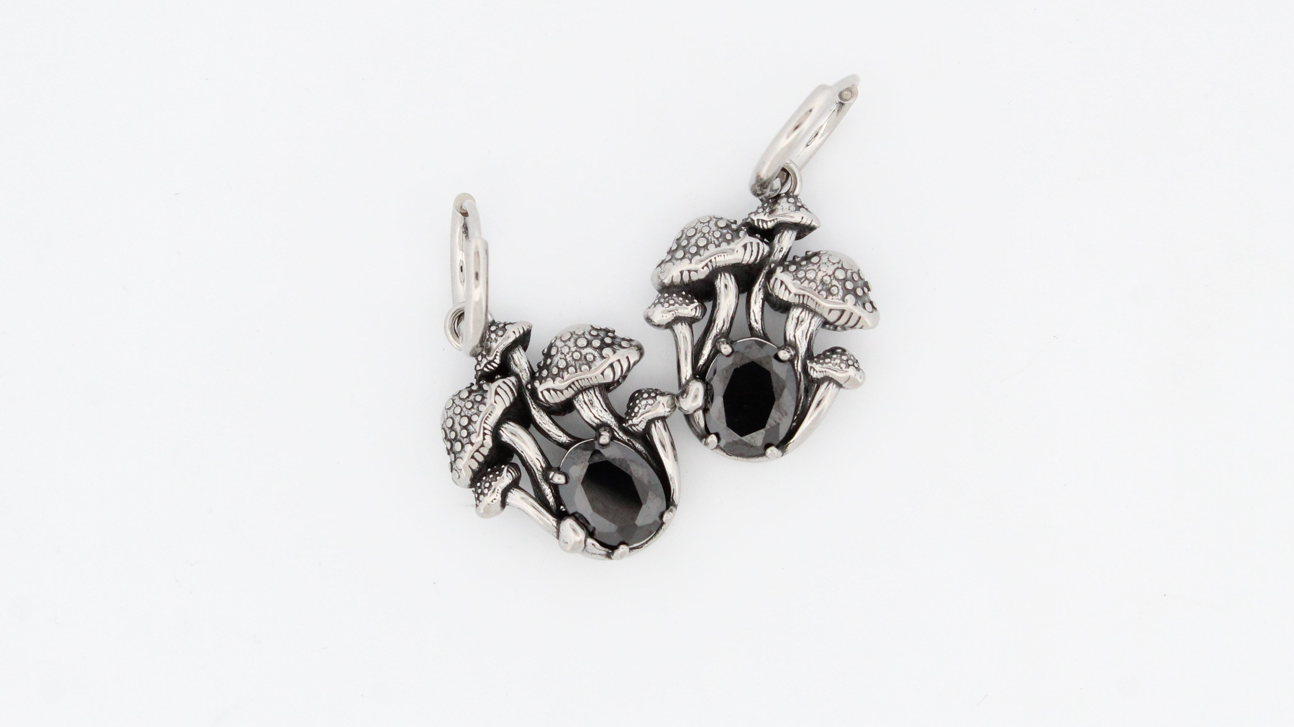 SHROOM HOOP EARRINGS