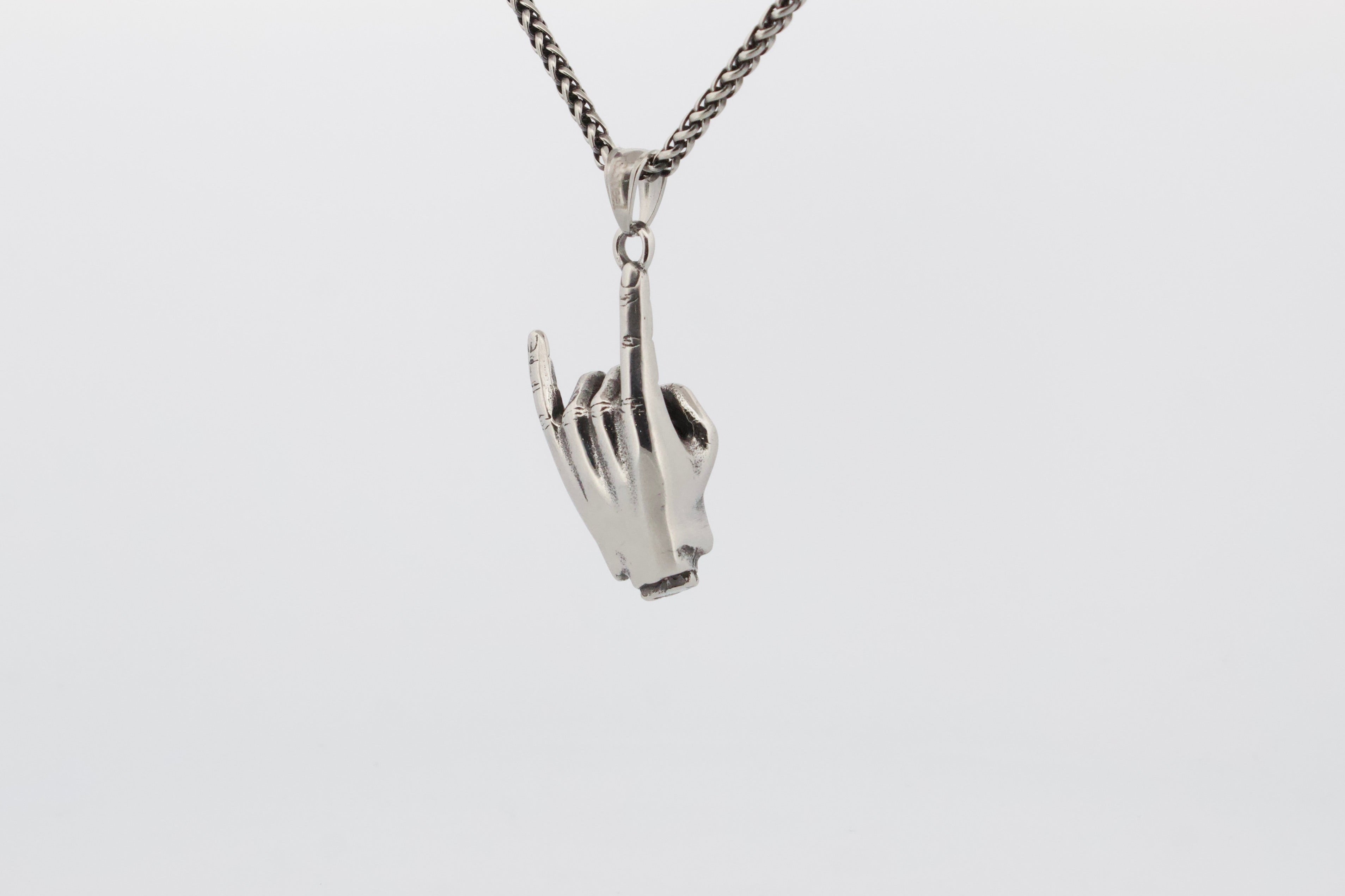 DEATH METAL PENDANT & CHAIN