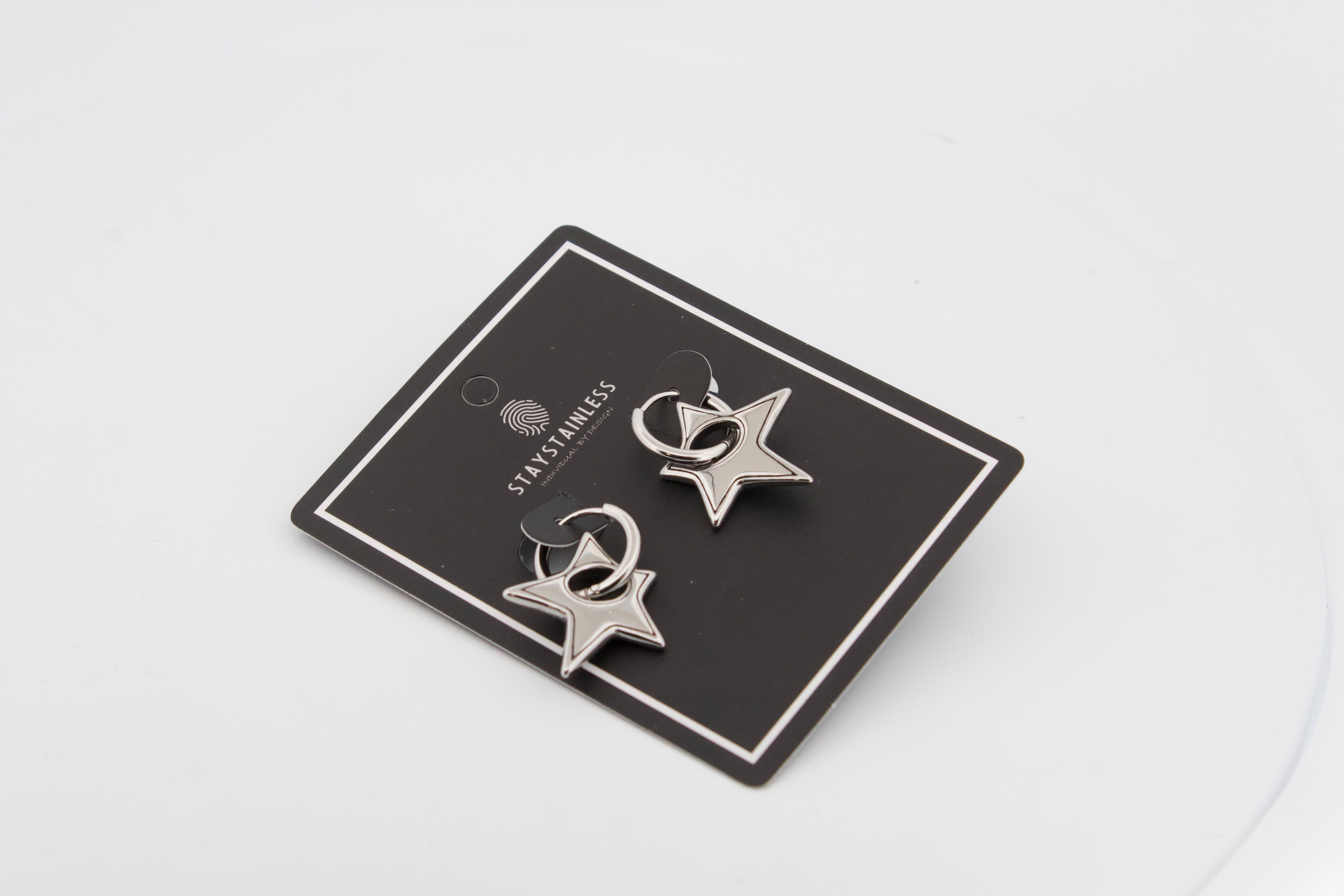 SHOOTING STAR HOOP EARRINGS