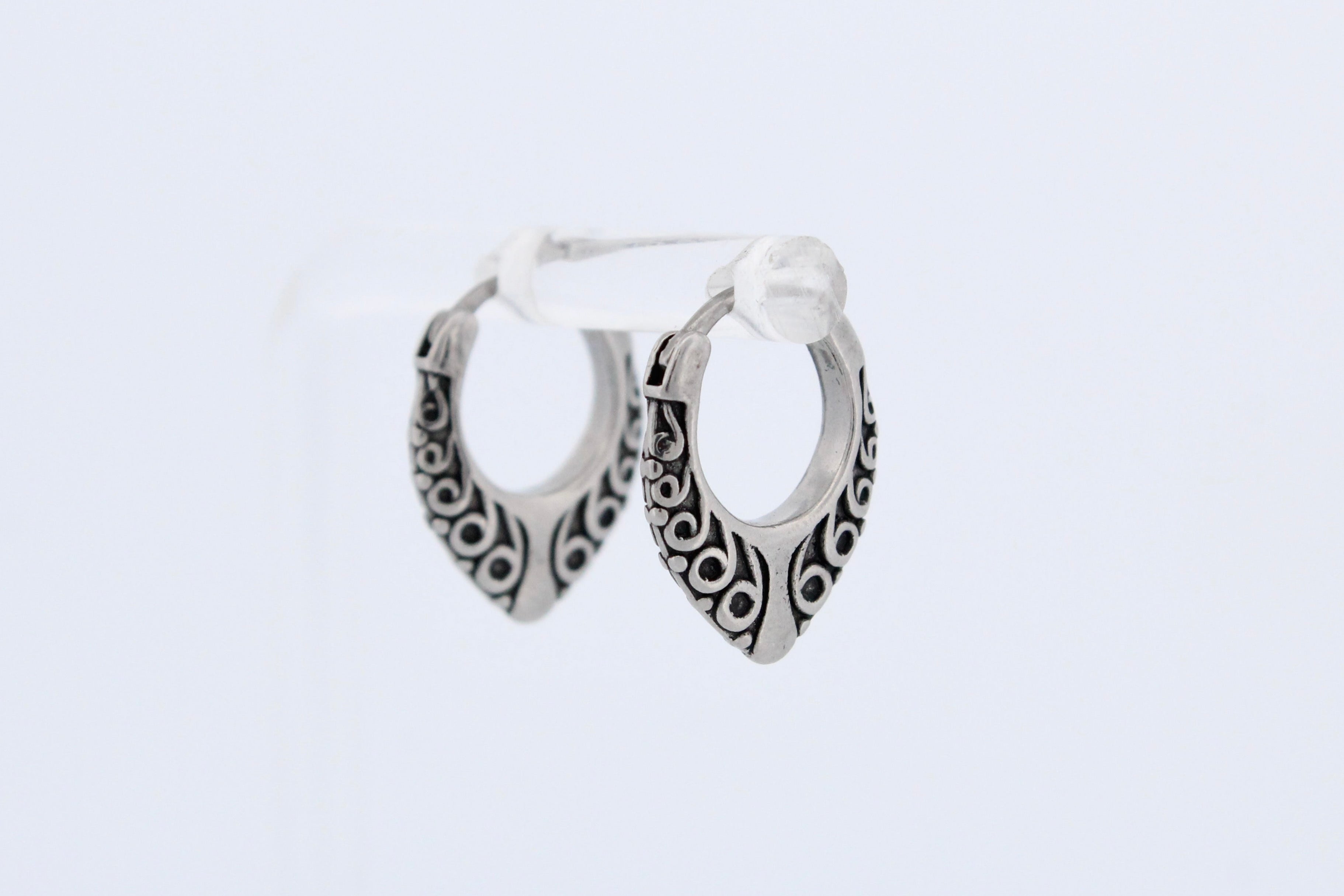 WHISPERING ROOTS HOOP EARRINGS