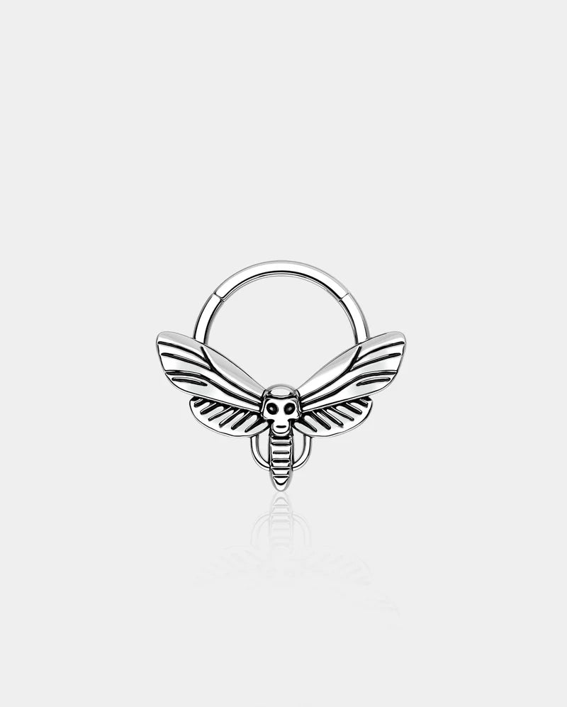 SKULL HEAD MOTH SEPTUM RING