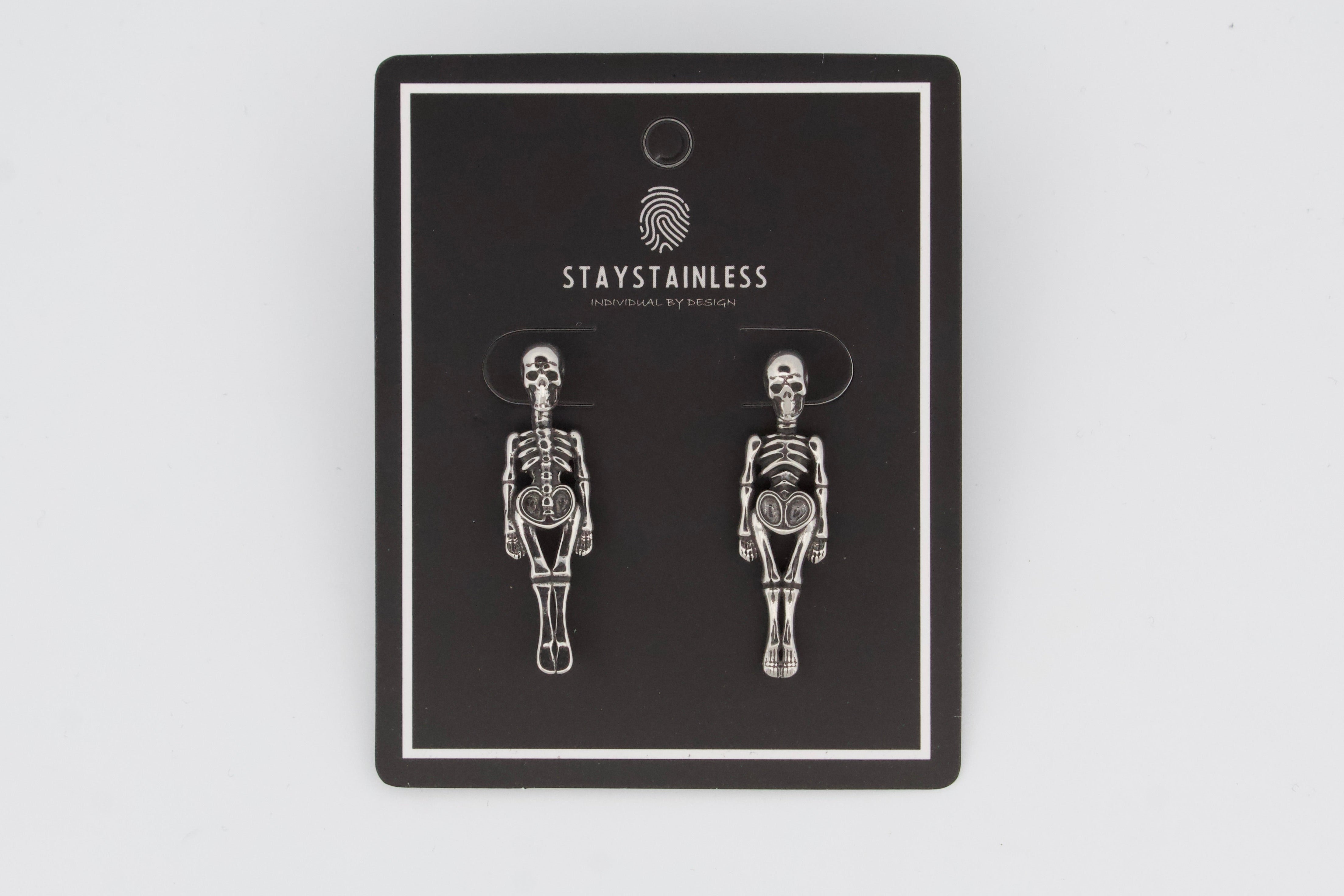 SKELETON STUD EARRINGS