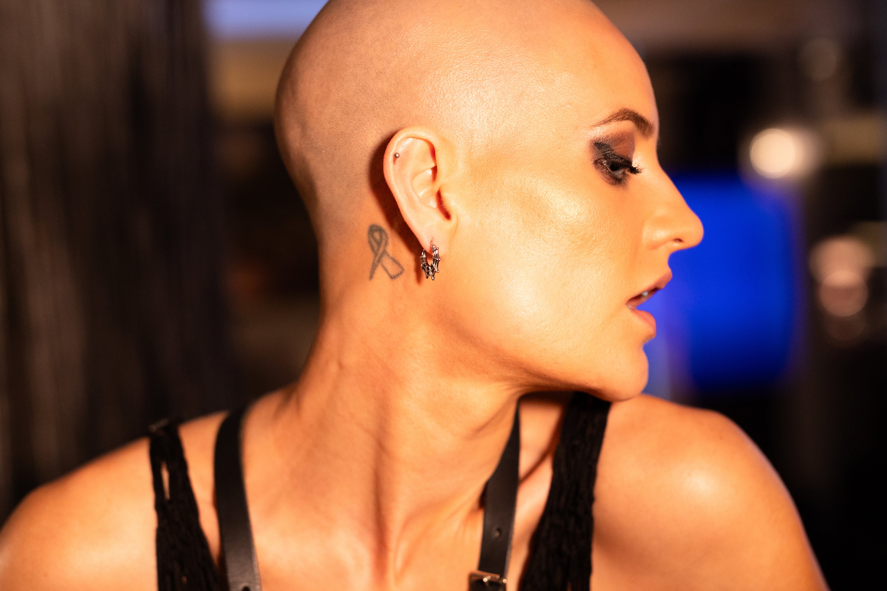 SMALL COBWEB HOOP EARRINGS