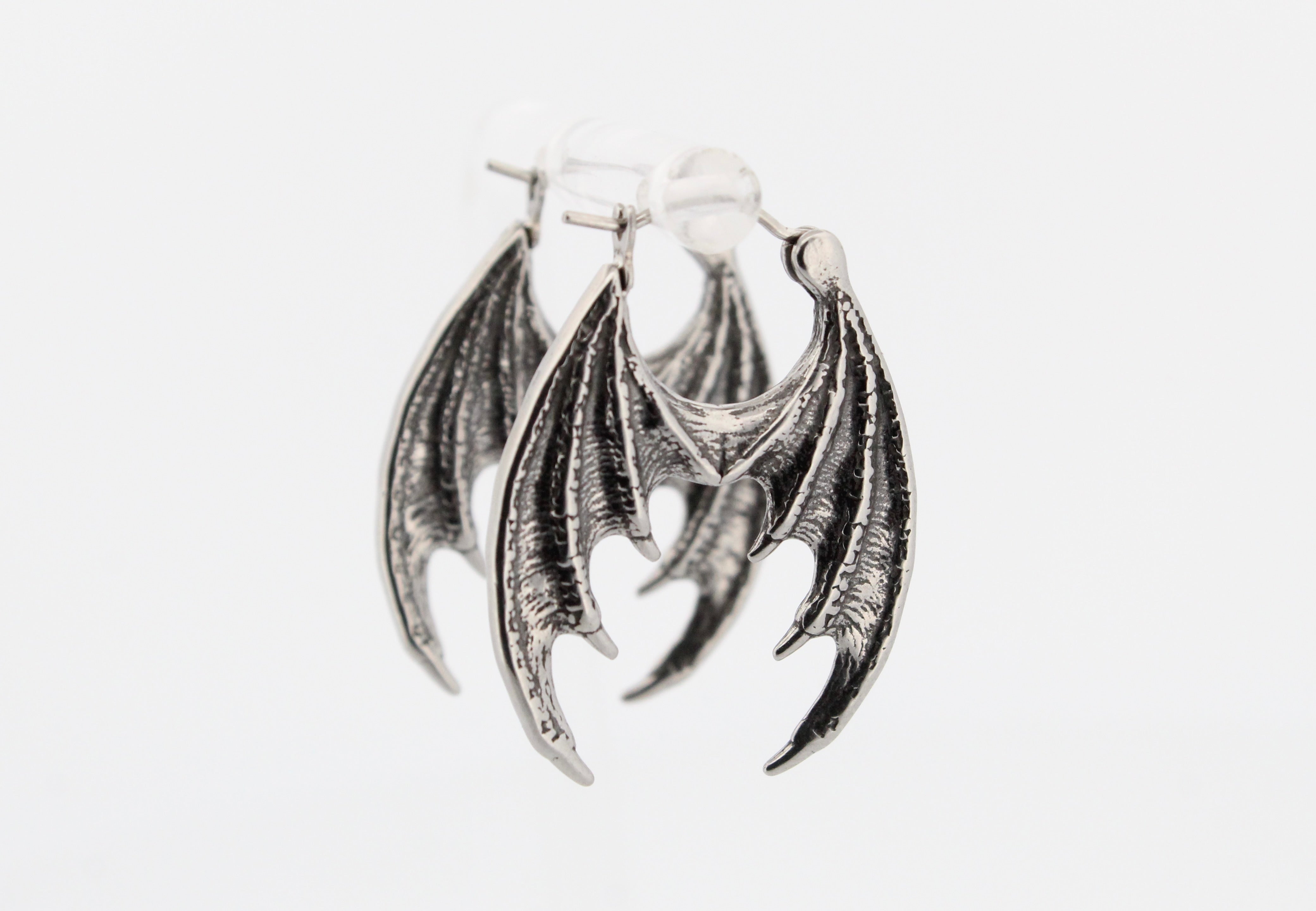 BAT WINGS HOOP EARRINGS