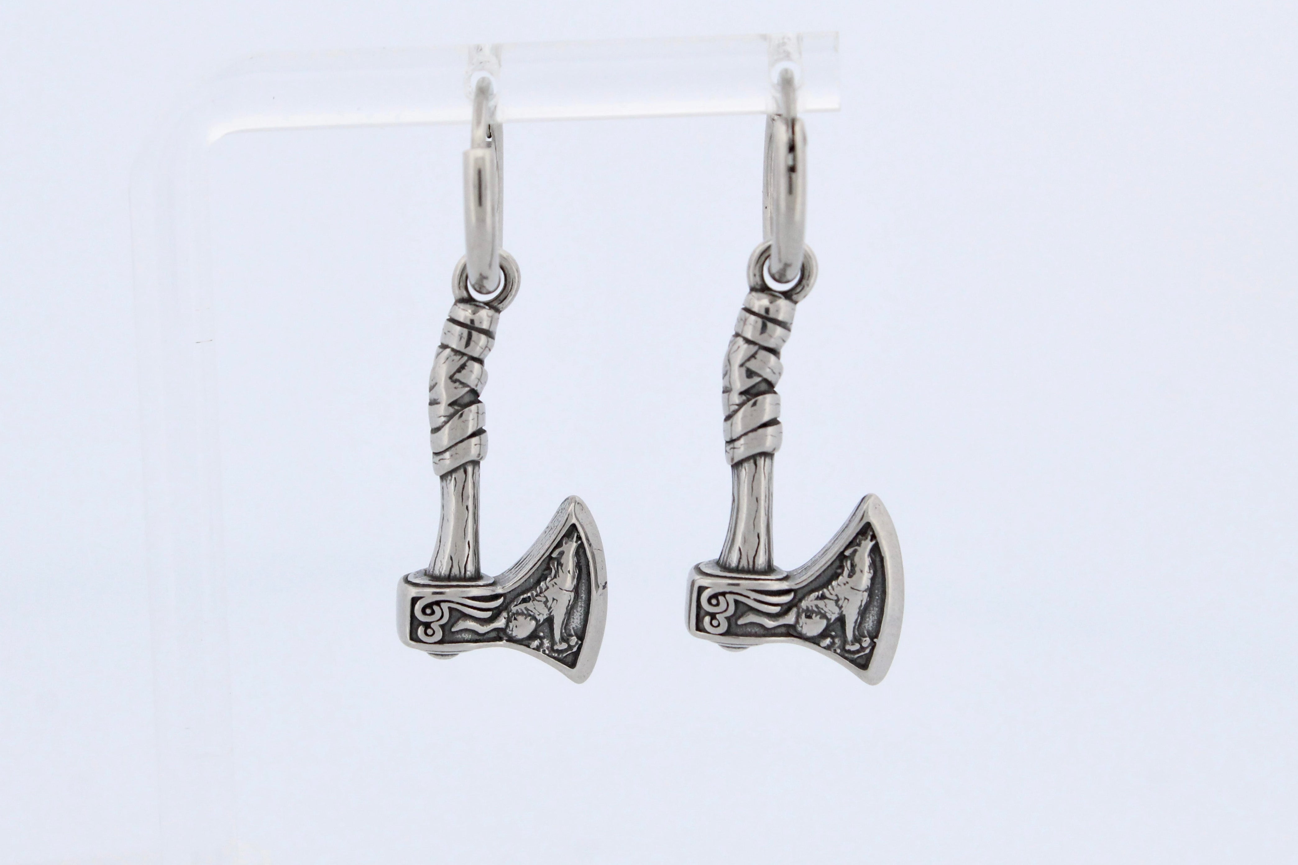 HOWLING AXE HOOP EARRINGS
