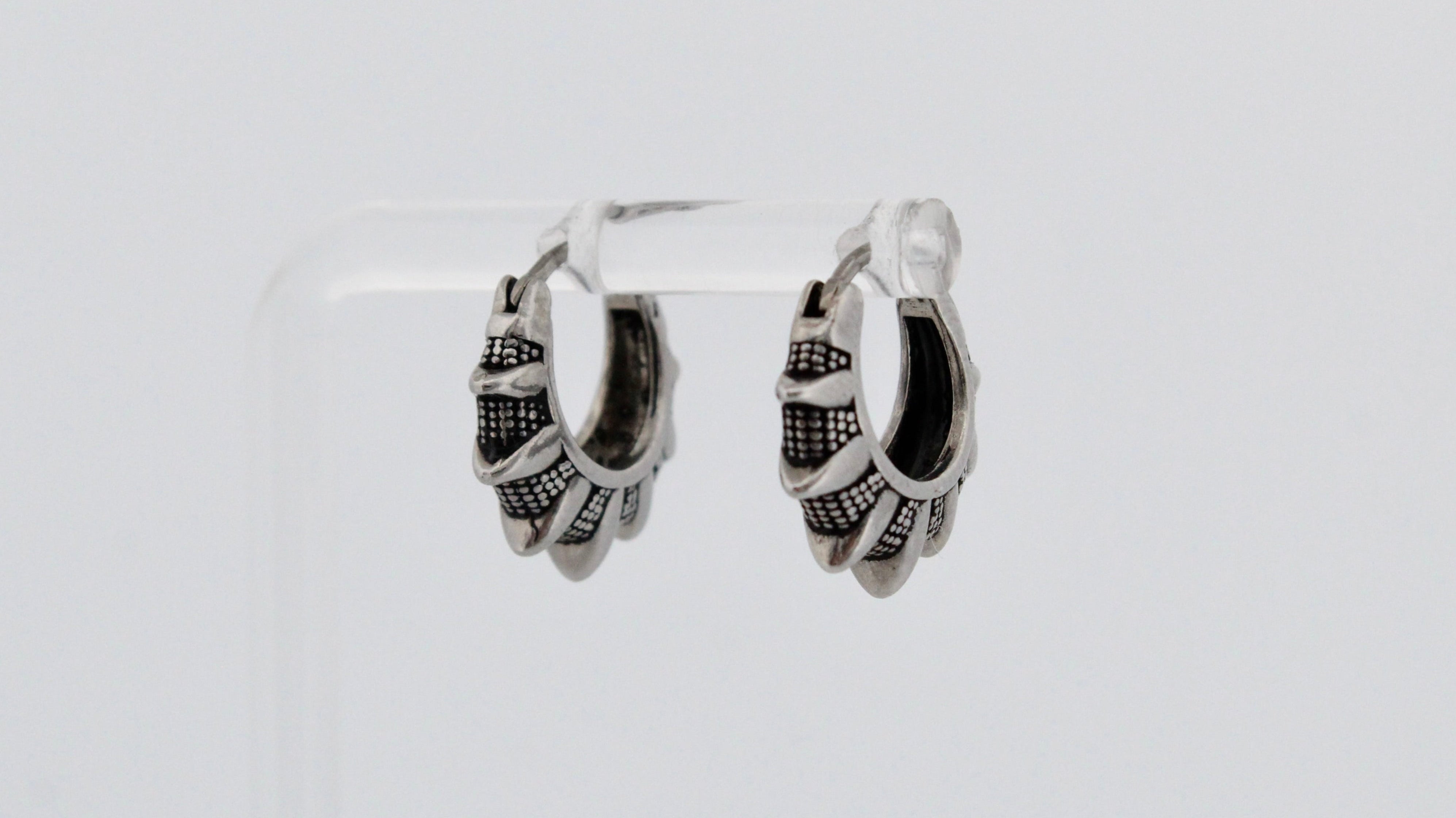 DRAGON TAIL HOOP EARRINGS