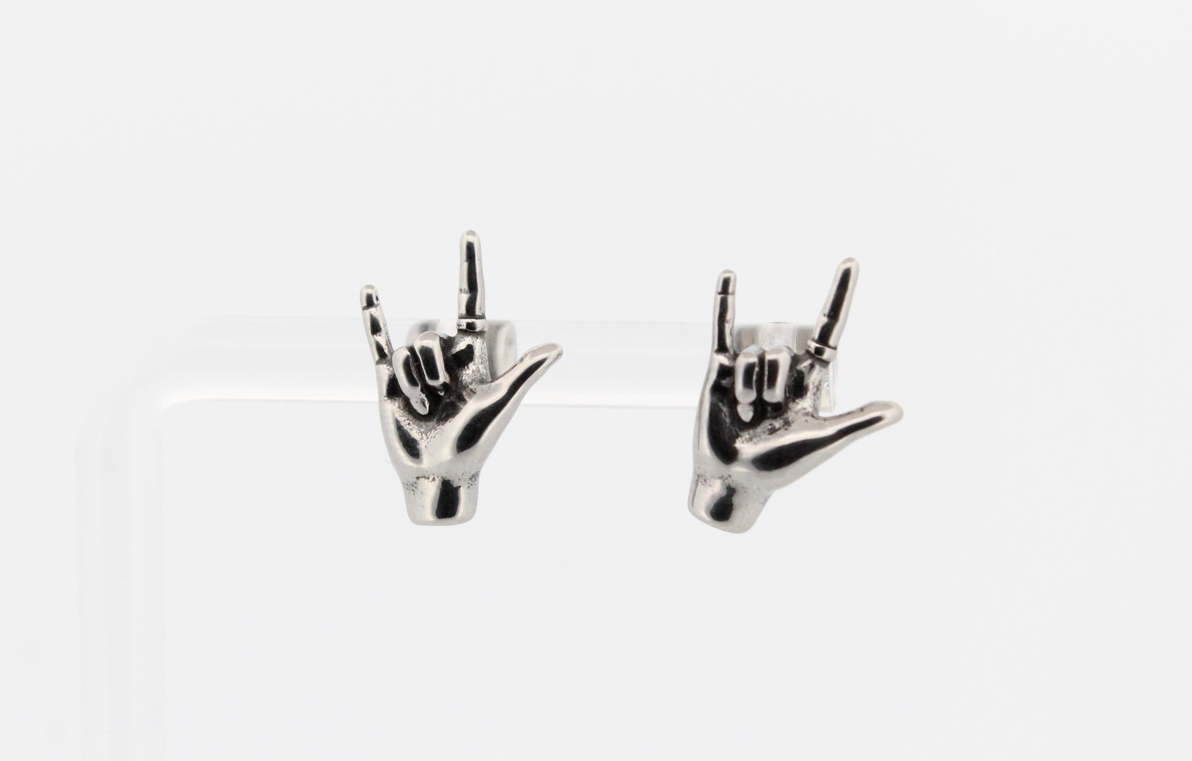 DEVIL FINGER STUD EARRINGS