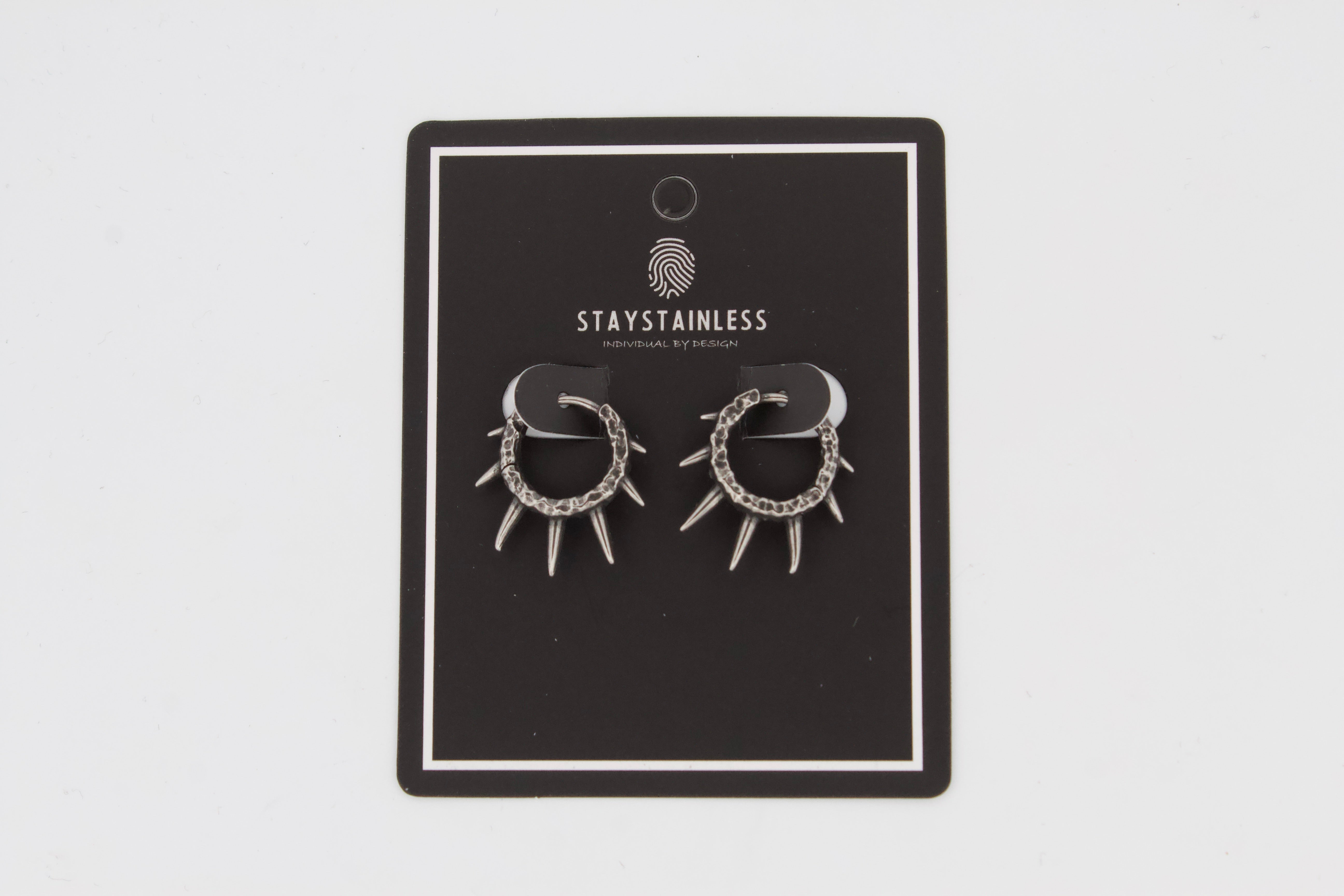 SMALL PUNK HOOP EARRINGS