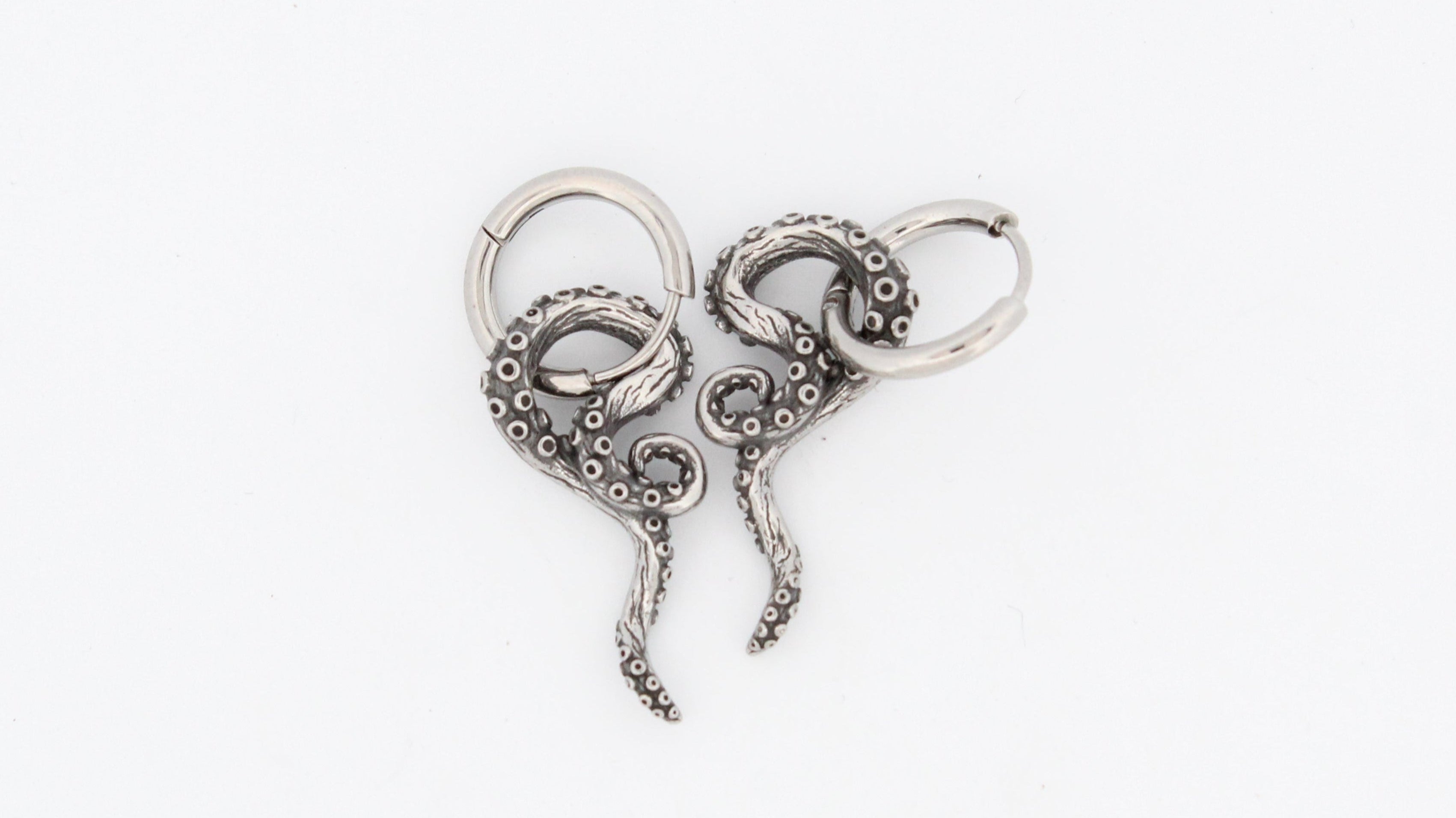TENTACLE HOOP EARRINGS