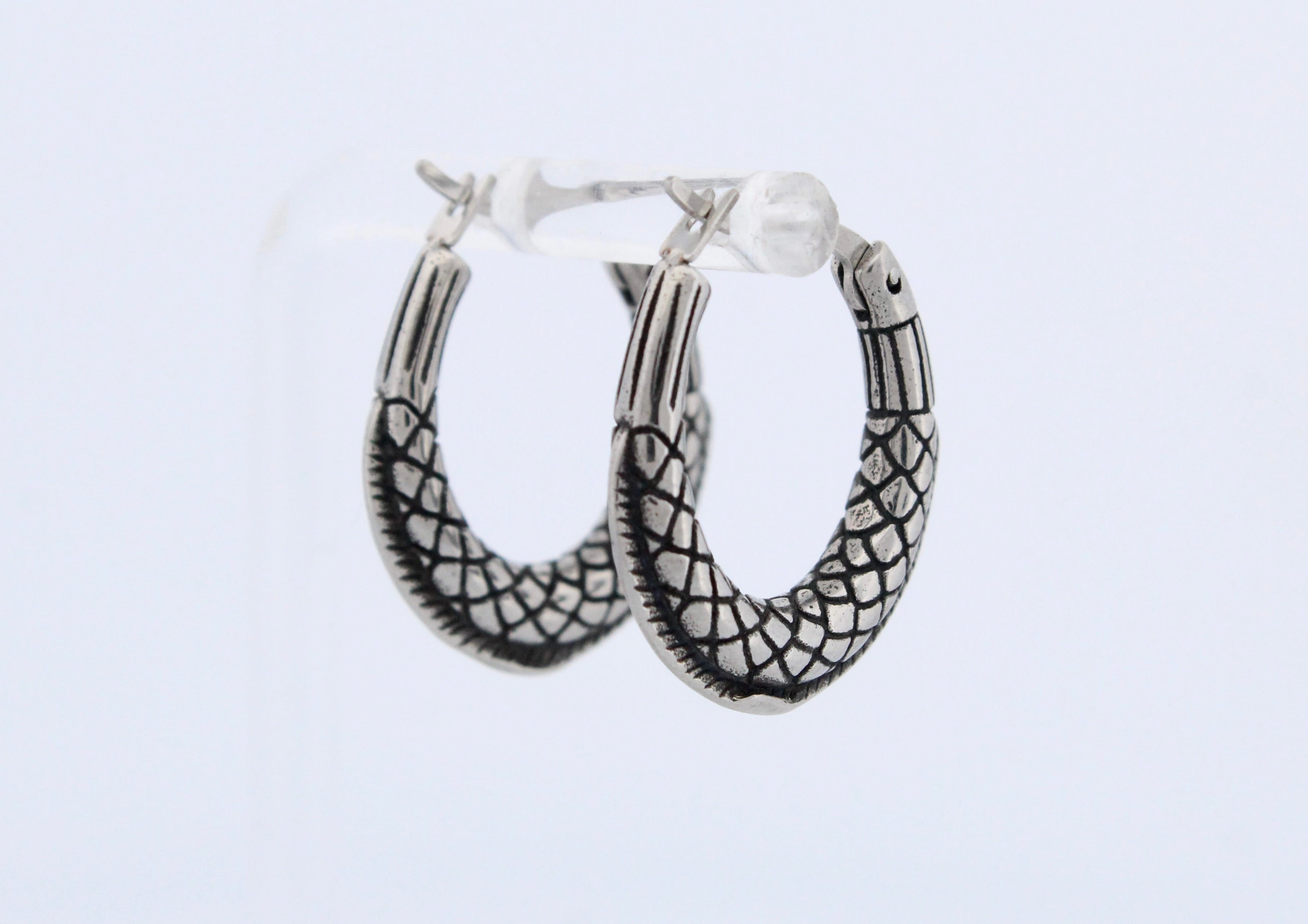 SCALES OF THE DEEP  HOOP EARRINGS