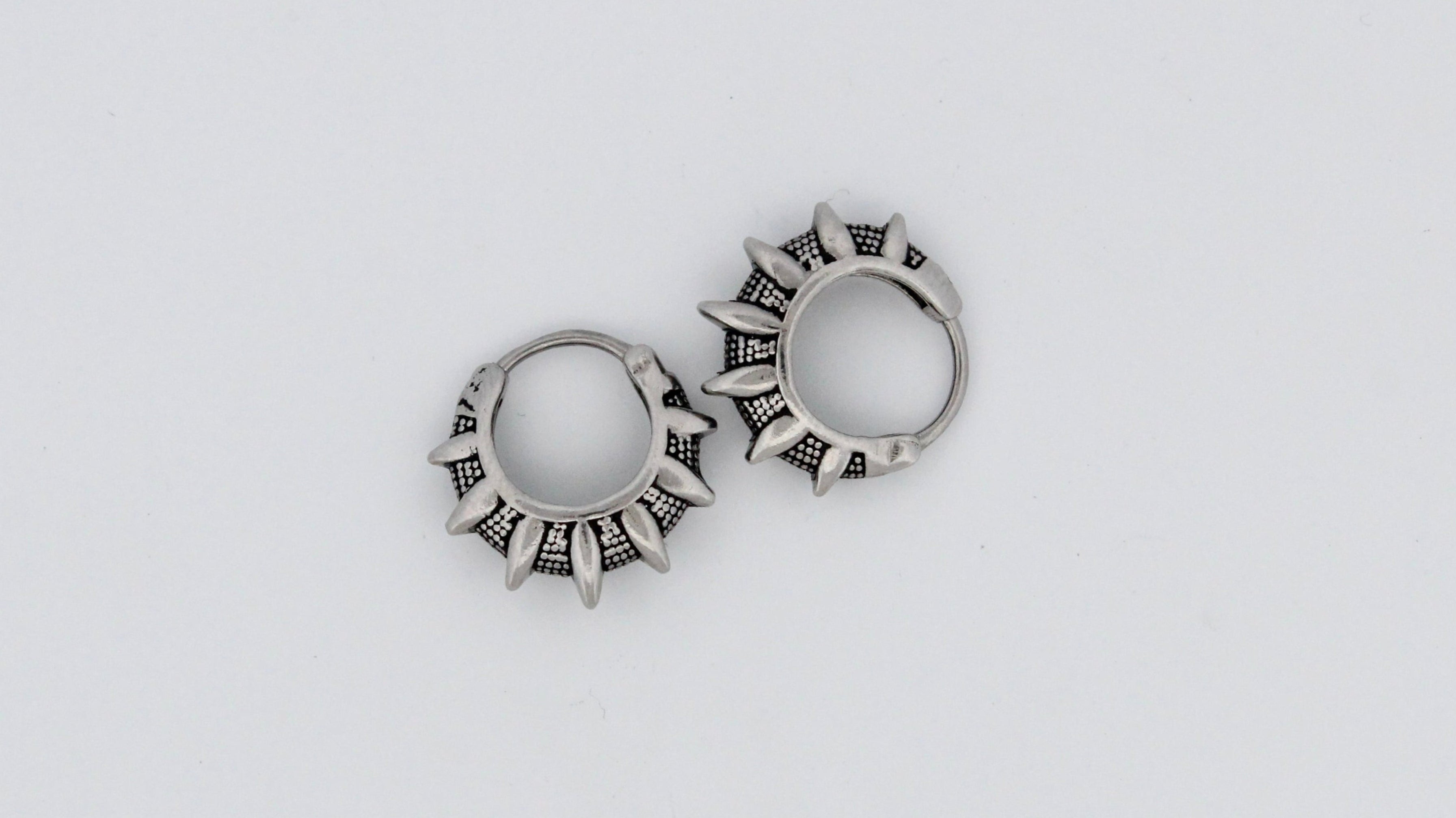 DRAGON TAIL HOOP EARRINGS