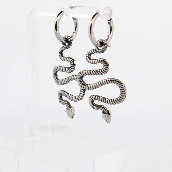 SLITHER HOOP EARRINGS