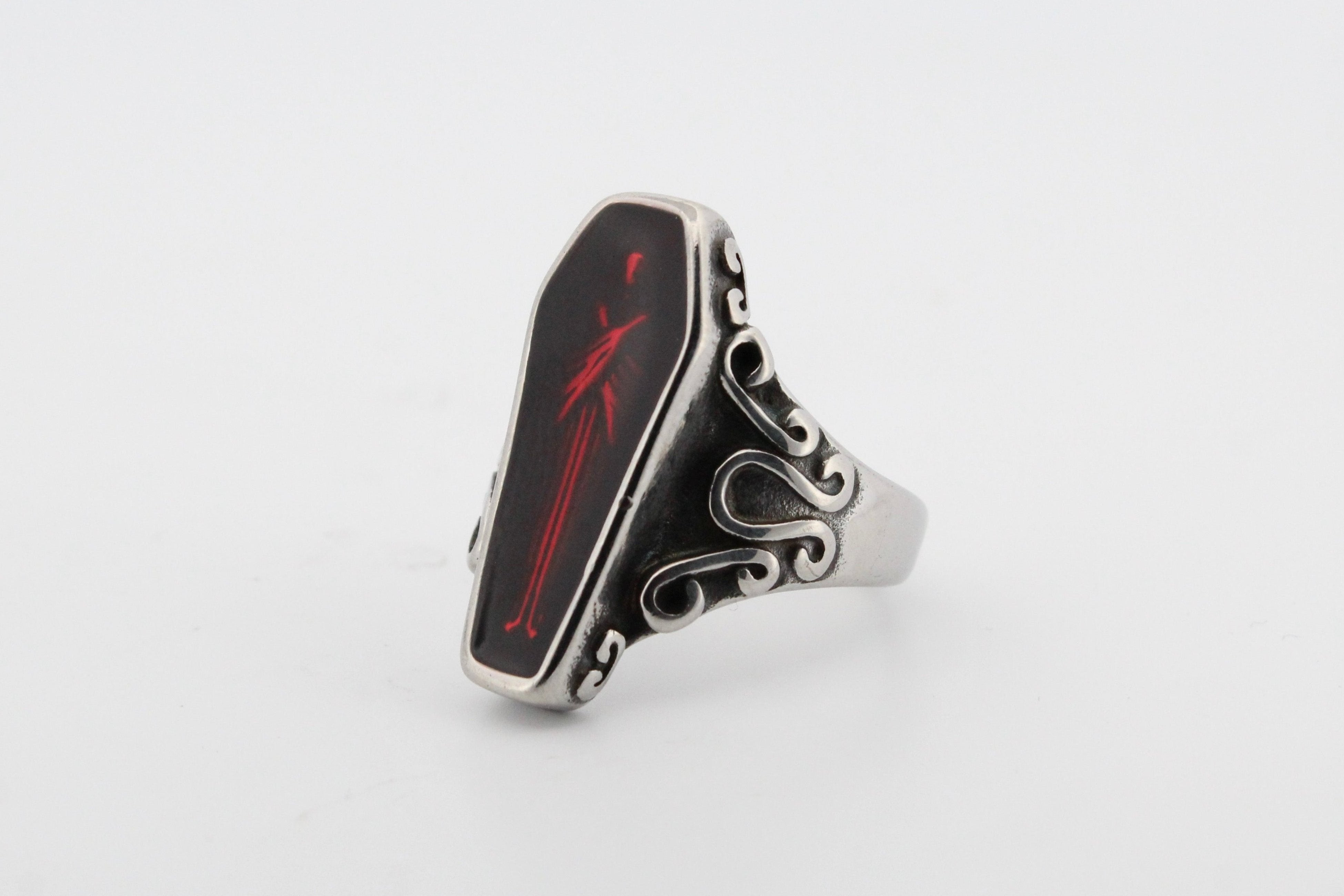 VAMPIRE COFFIN RING