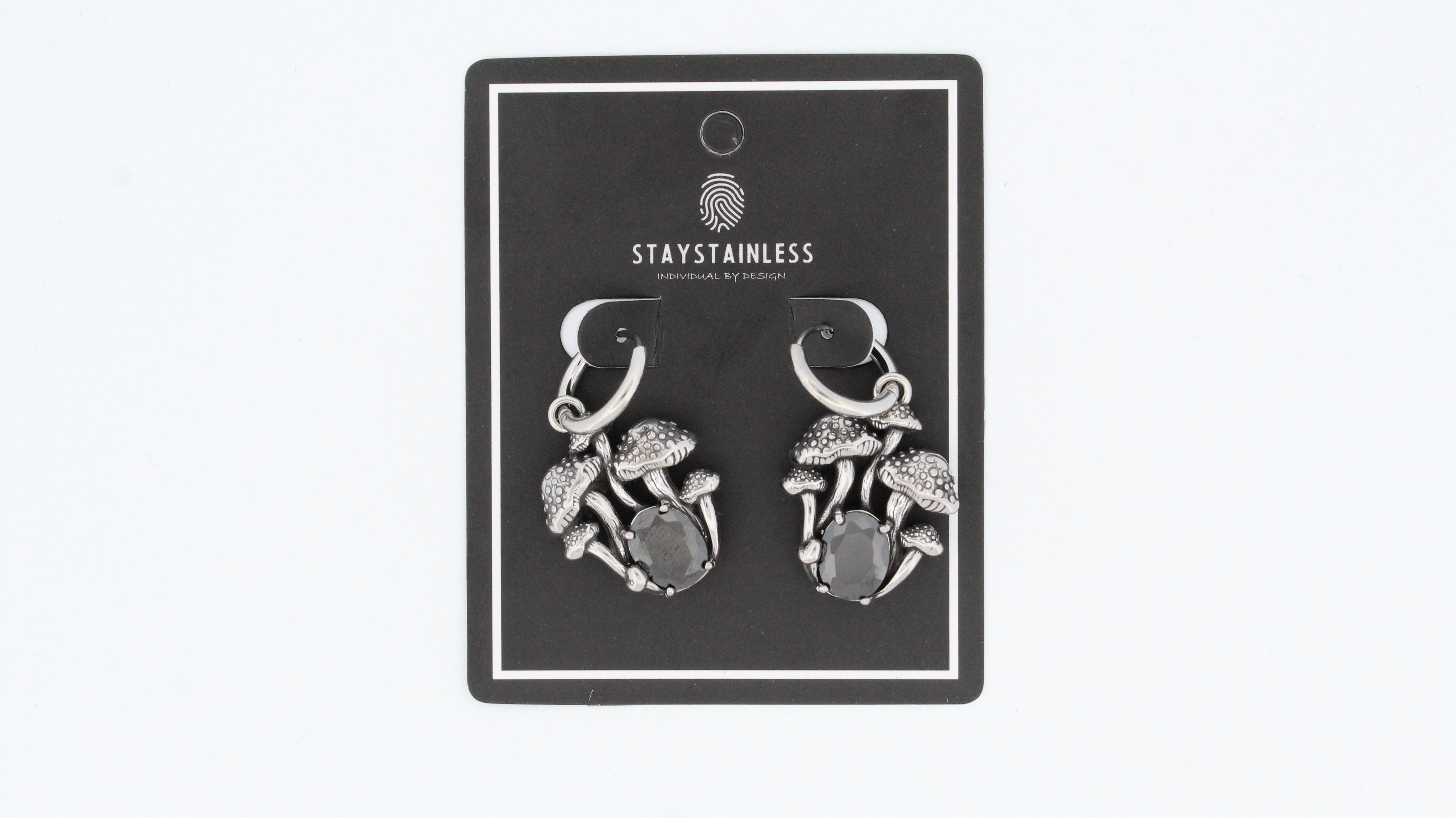 SHROOM HOOP EARRINGS