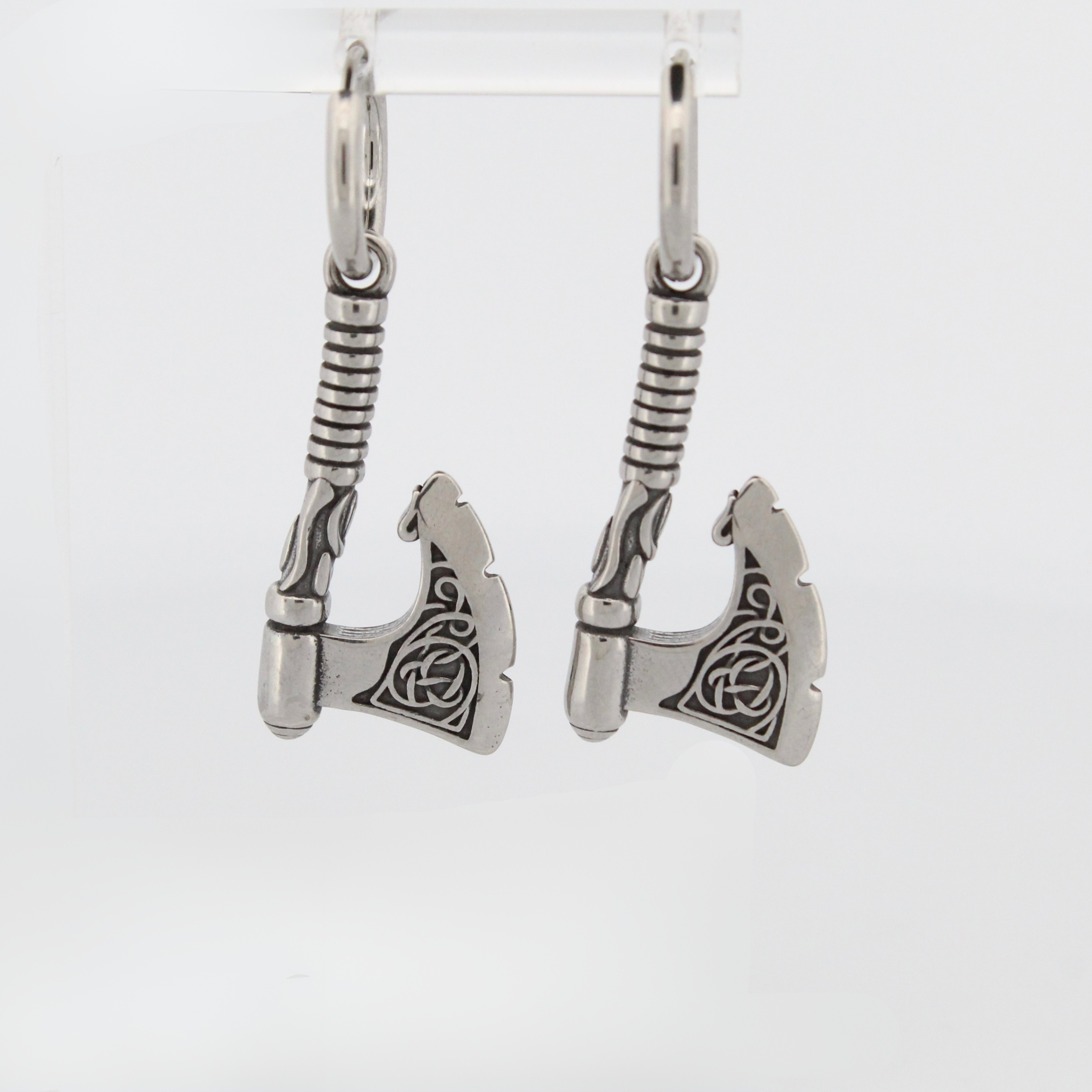 VIKING AXE HOOP EARRINGS