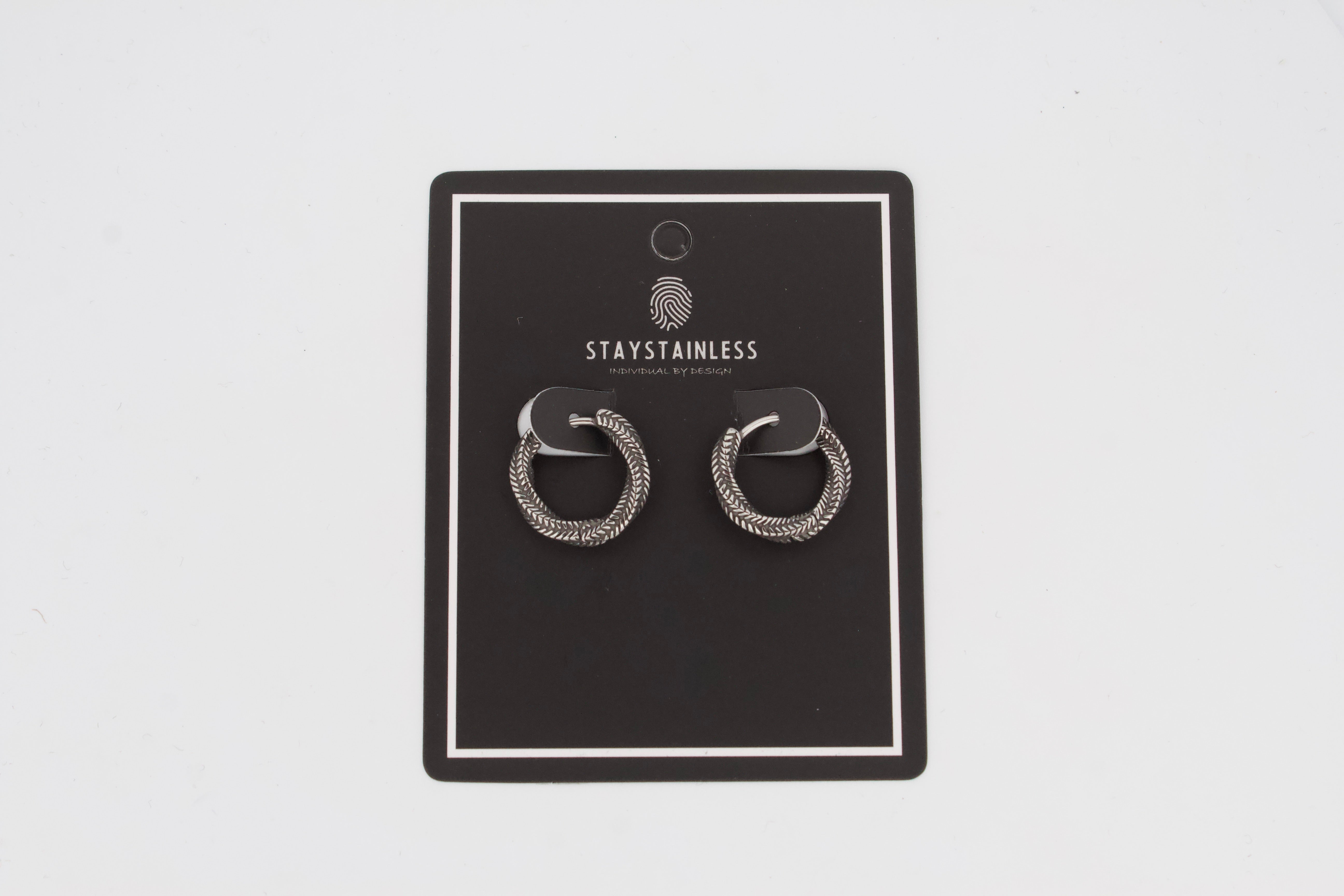WOVEN HOOP EARRINGS