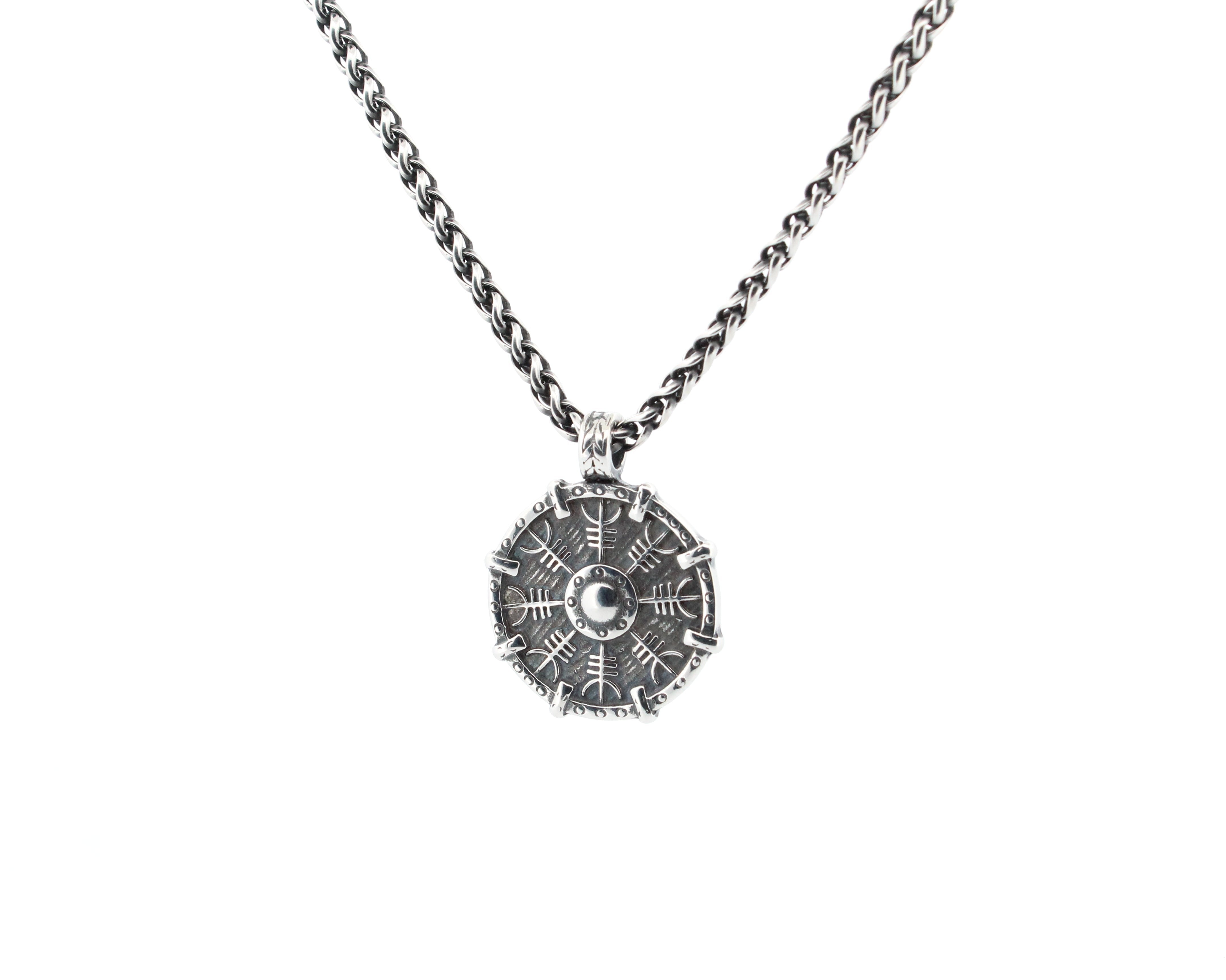 WARRIOR SHIELD PENDANT & CHAIN