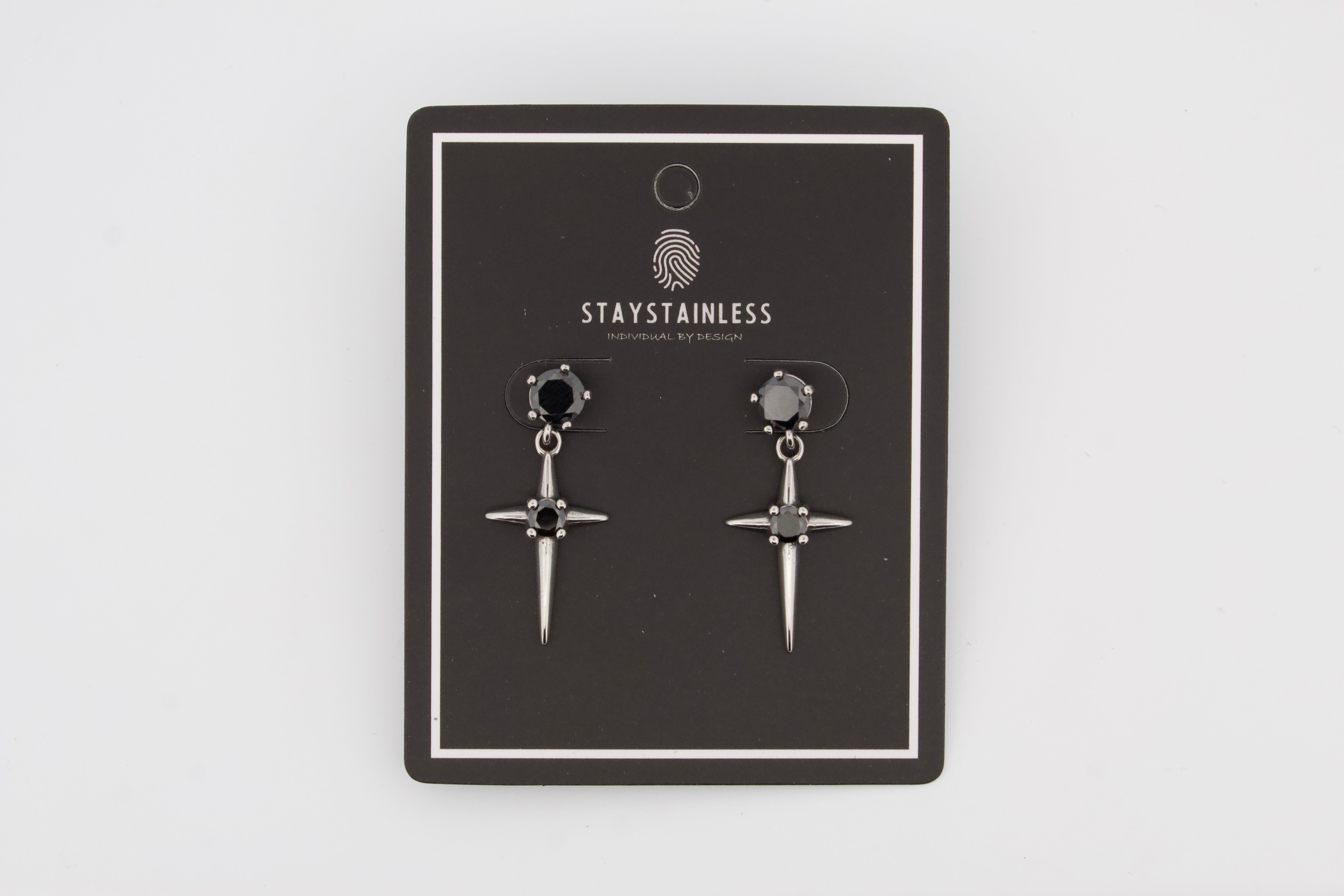 GOTHIC NOIR STUD EARRINGS