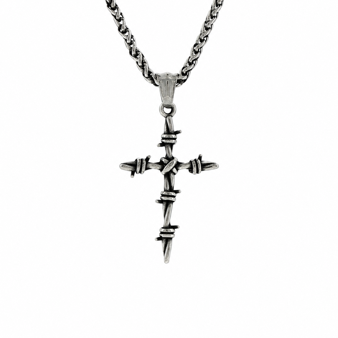THORNBORN CROSS PENDANT & CHAIN