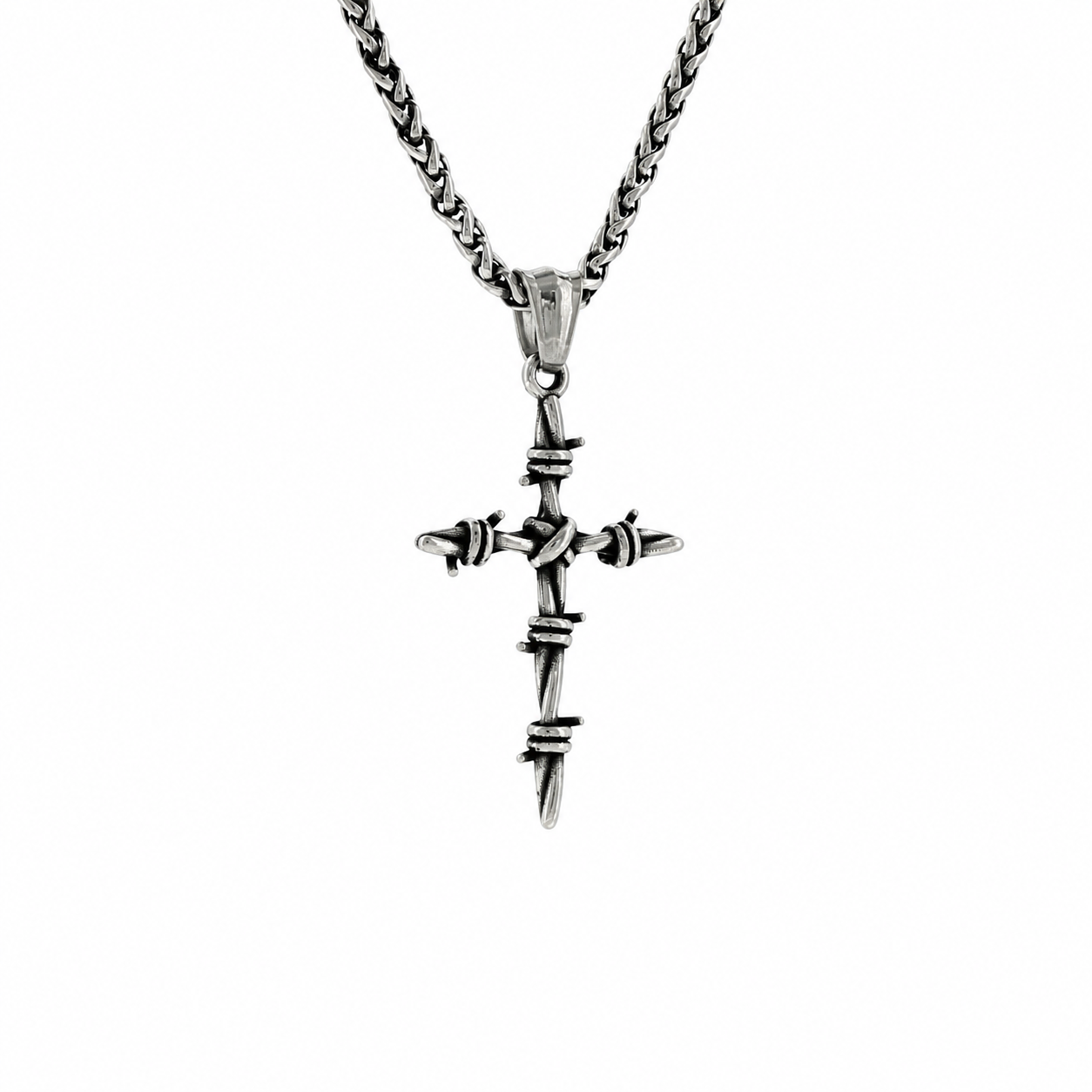 THORNBORN CROSS PENDANT & CHAIN