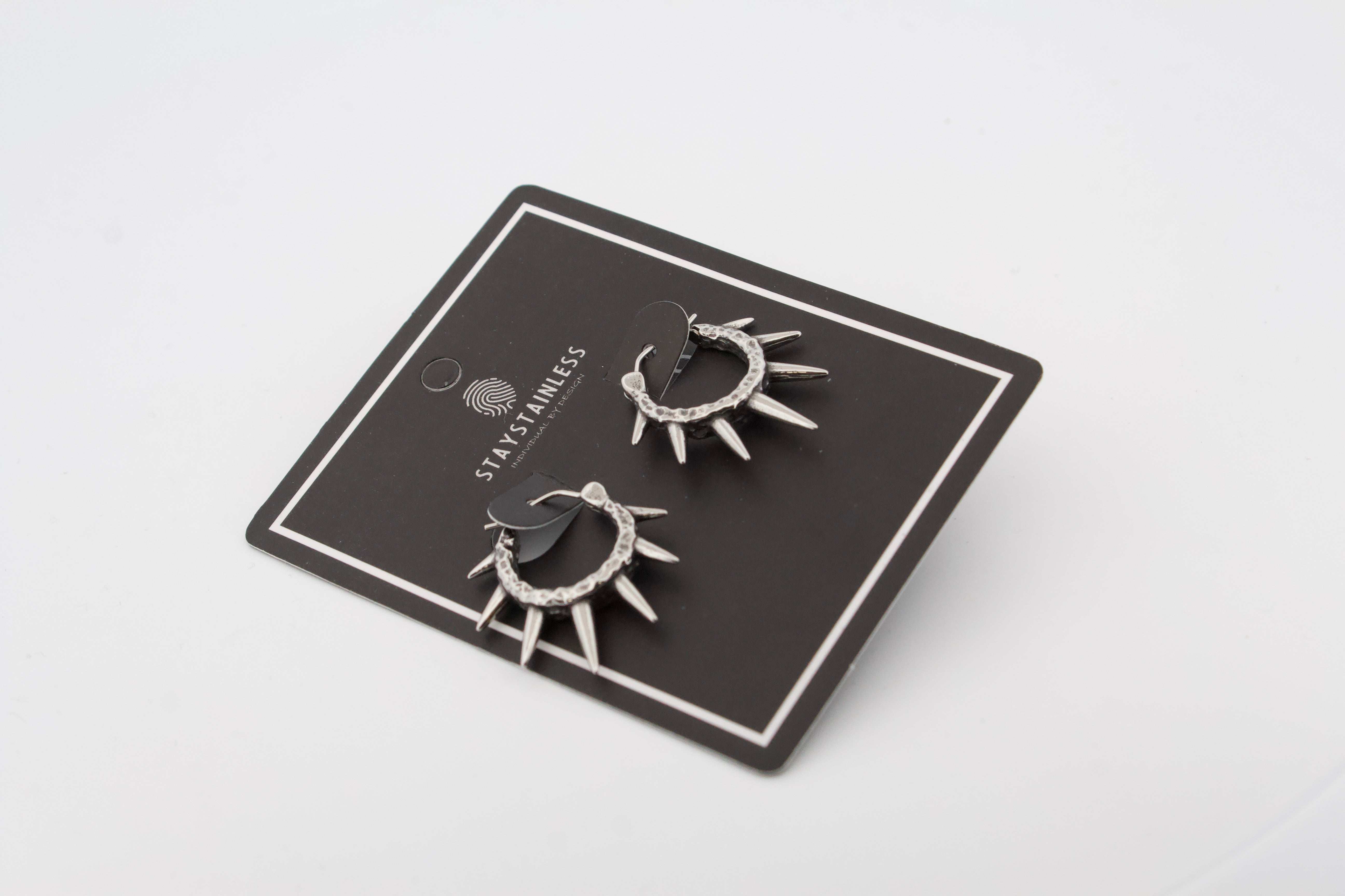 LARGE PUNK LATCH EARRINGS