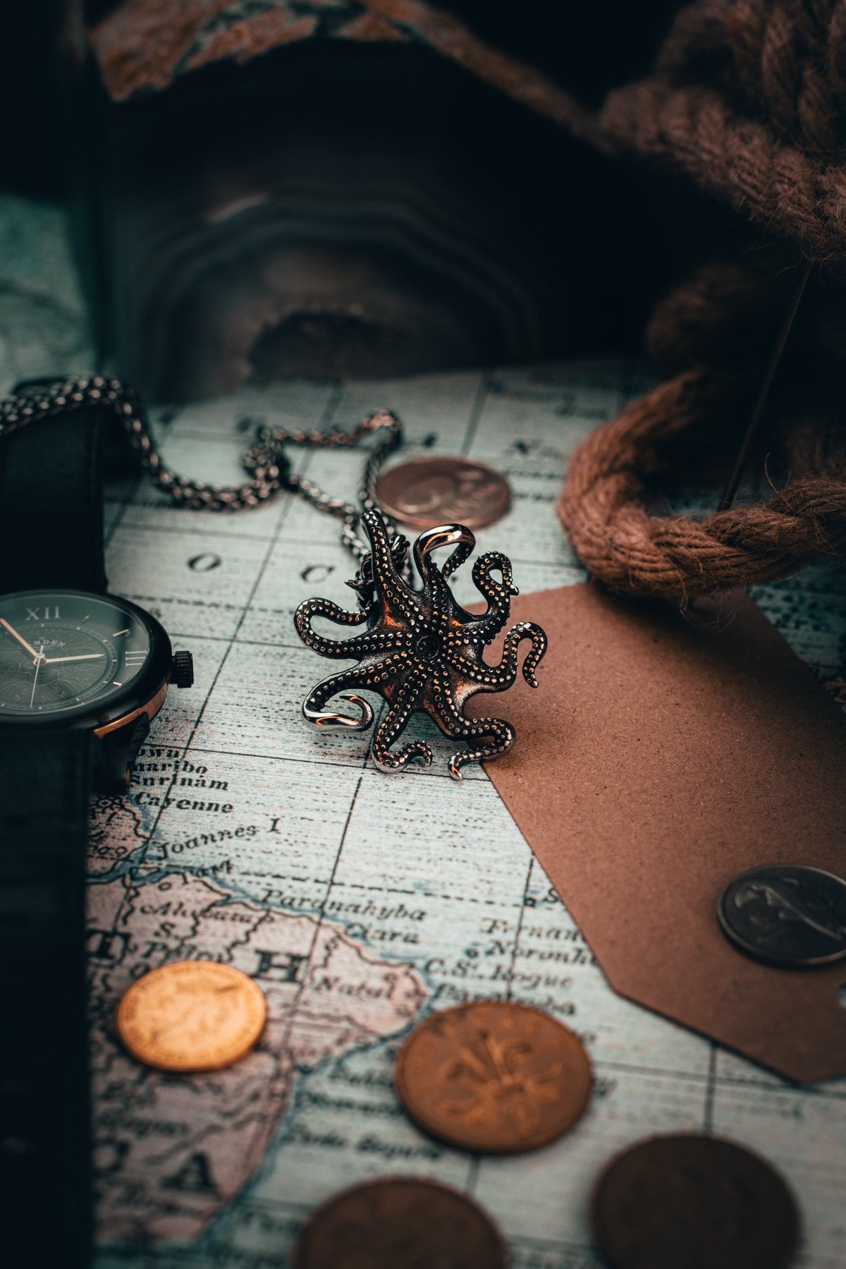 THE OCTOPUS PENDANT & CHAIN