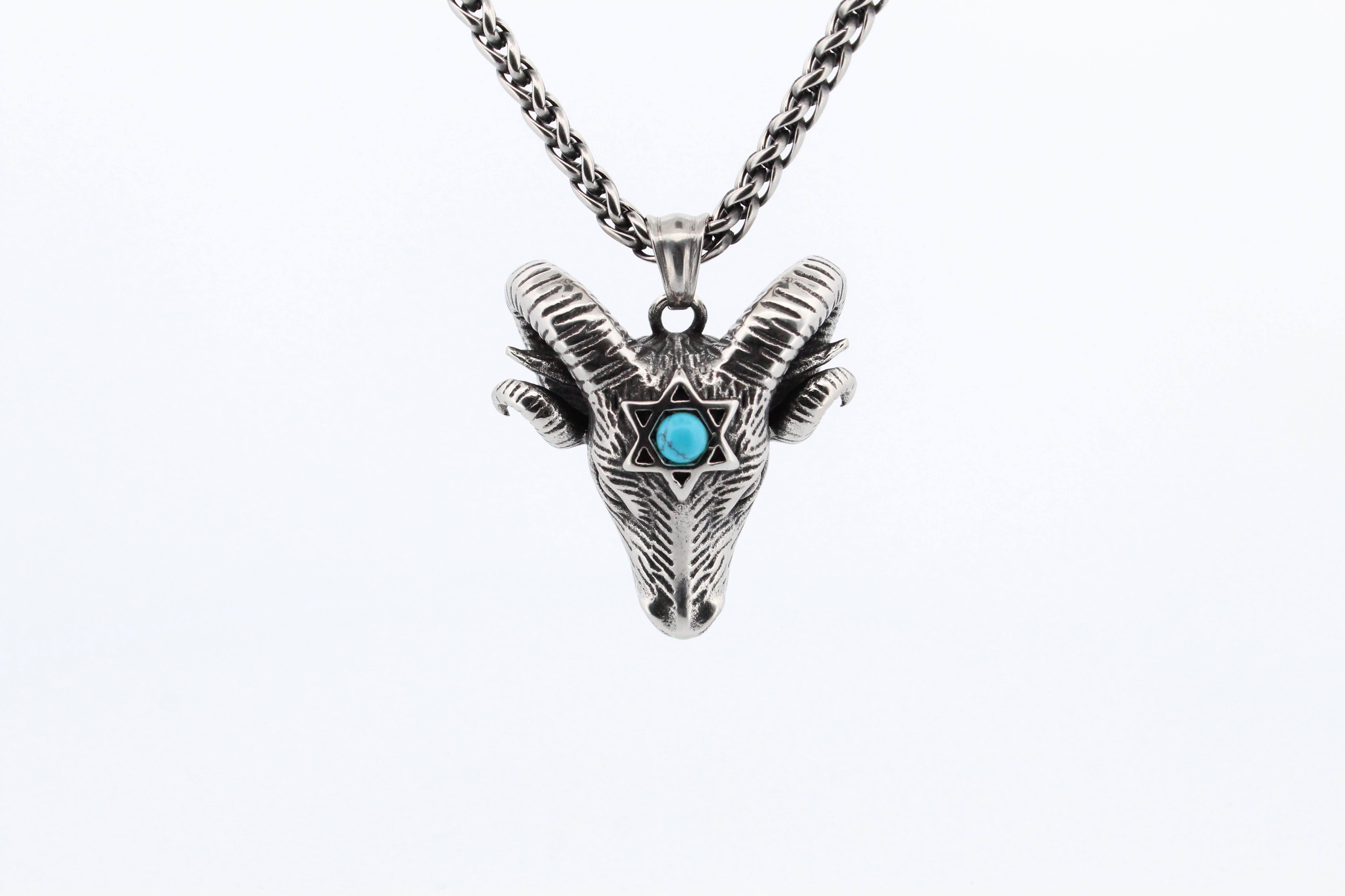 KHNUM HEAD PENDANT & CHAIN