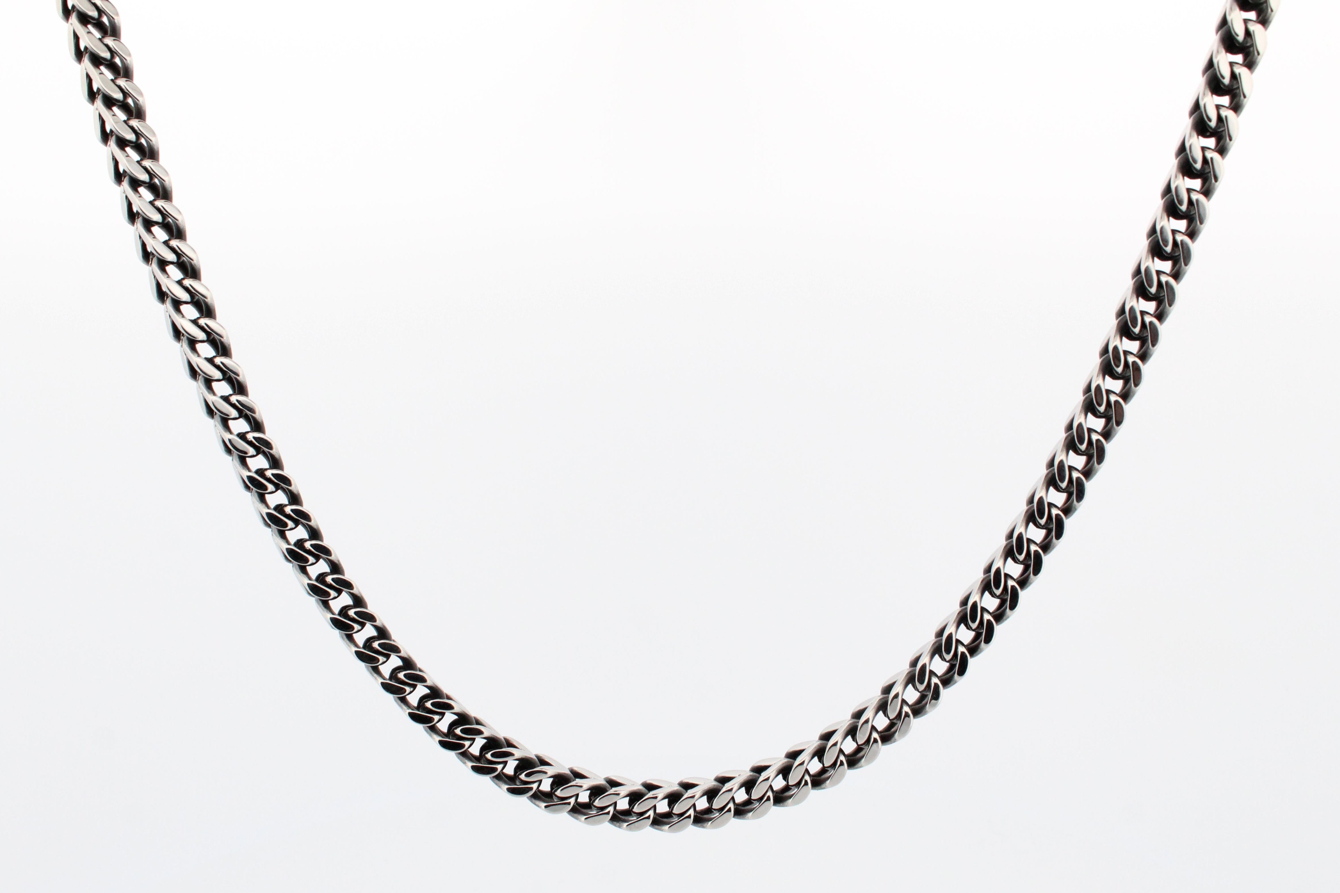 SEMI POLISHED FOXTAIL LINK CHAIN - 6mm