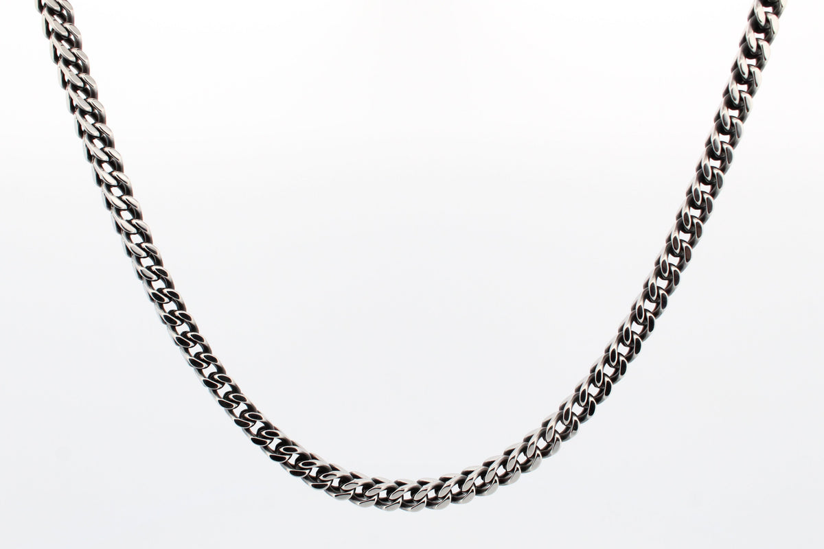 SEMI POLISHED FOXTAIL LINK CHAIN - 6mm