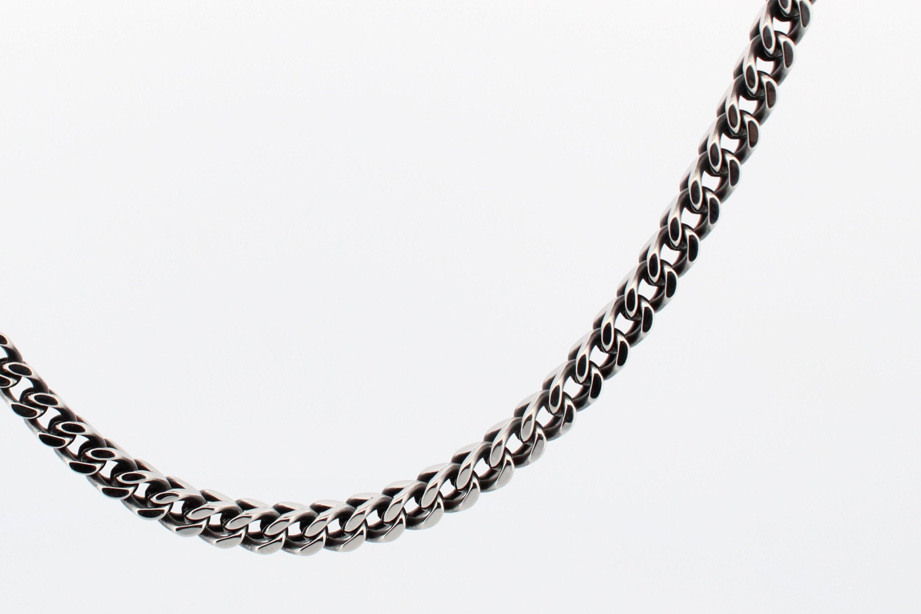 SEMI POLISHED FOXTAIL LINK CHAIN - 6mm