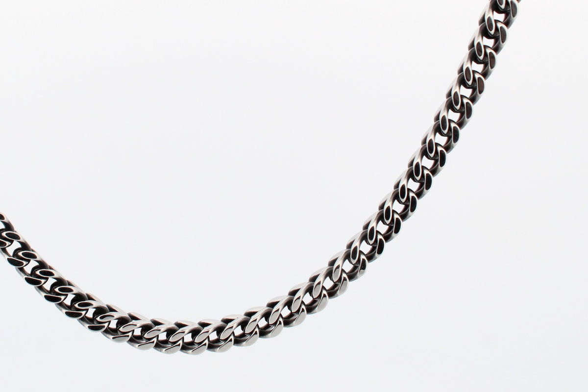 SEMI POLISHED FOXTAIL LINK CHAIN - 6mm