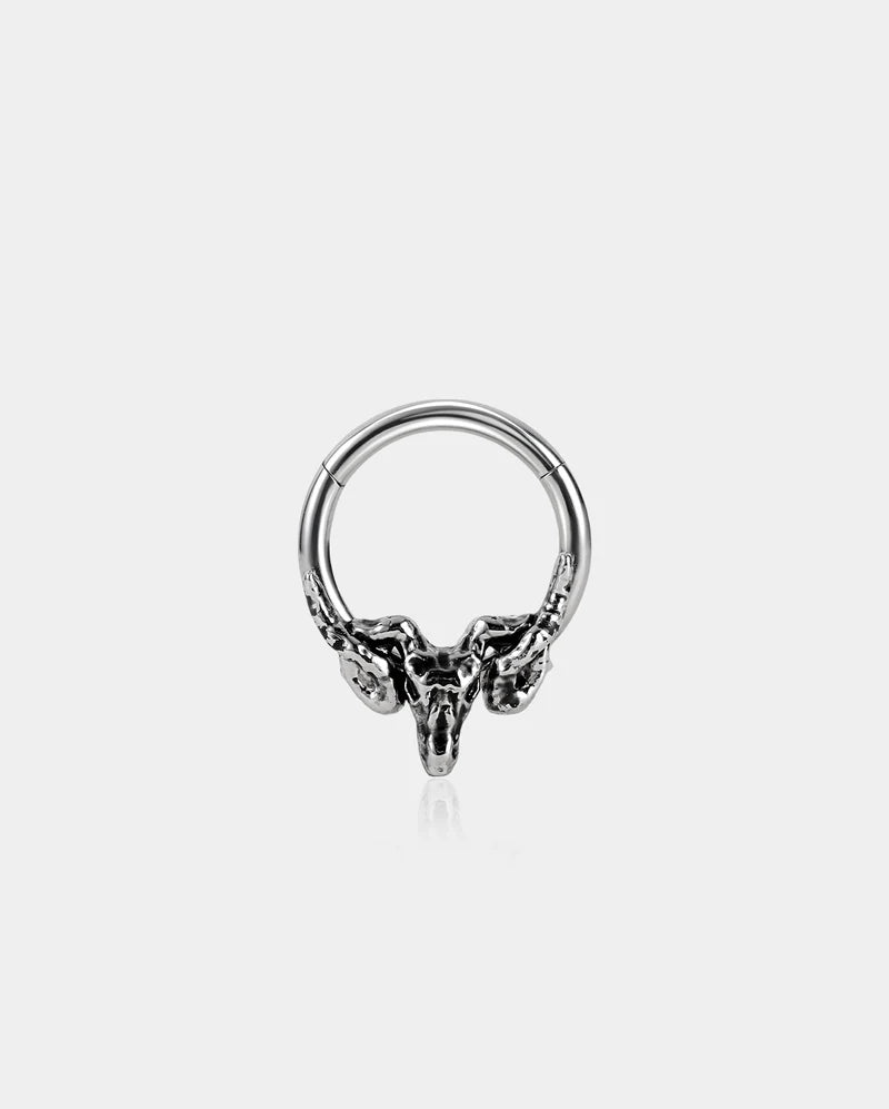 SHEEP SKULL SEPTUM RING