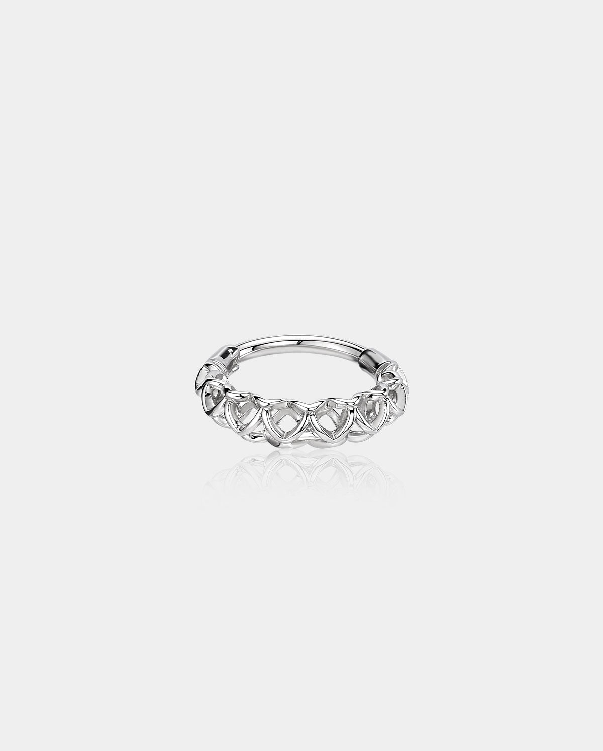 HOLLOW HOOP DAITH SEPTUM RING