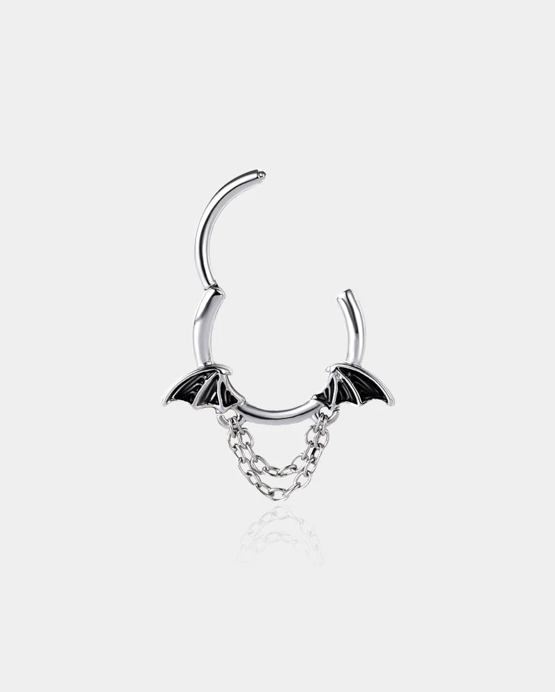 BAT WING CHAINS SEPTUM RING