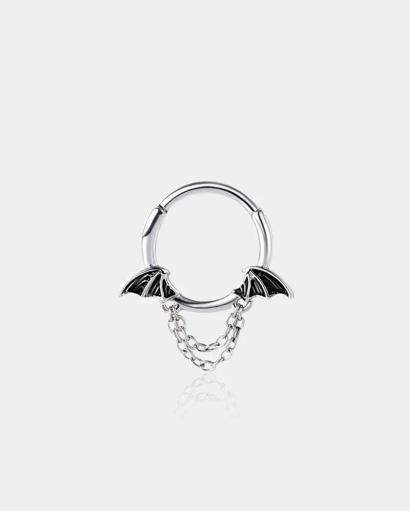 BAT WING CHAINS SEPTUM RING