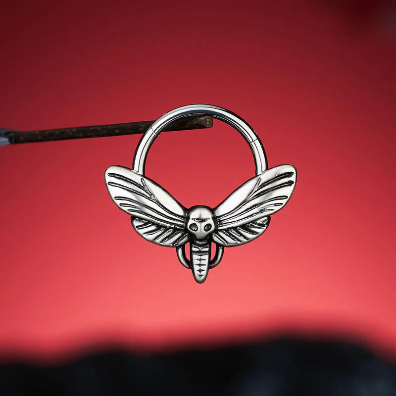 SKULL HEAD MOTH SEPTUM RING