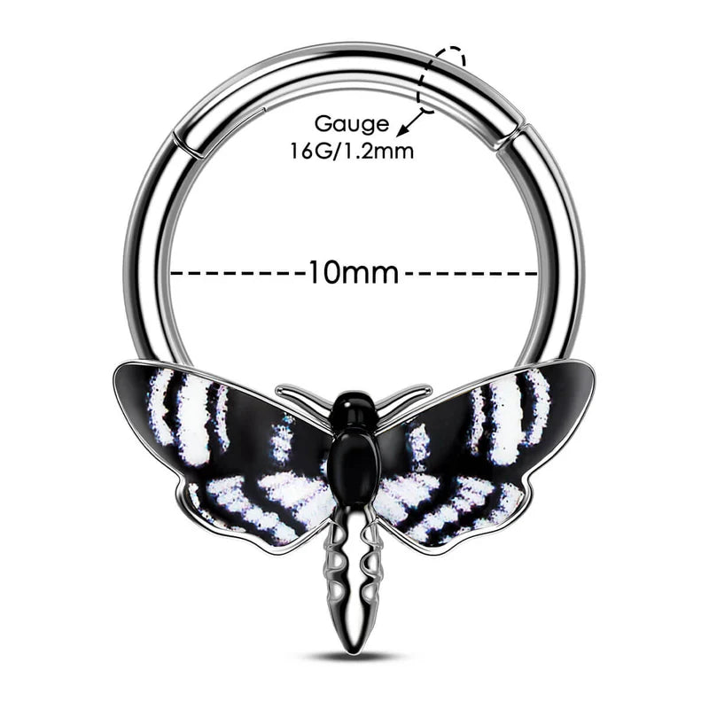 HAWK MOTH SEPTUM RING